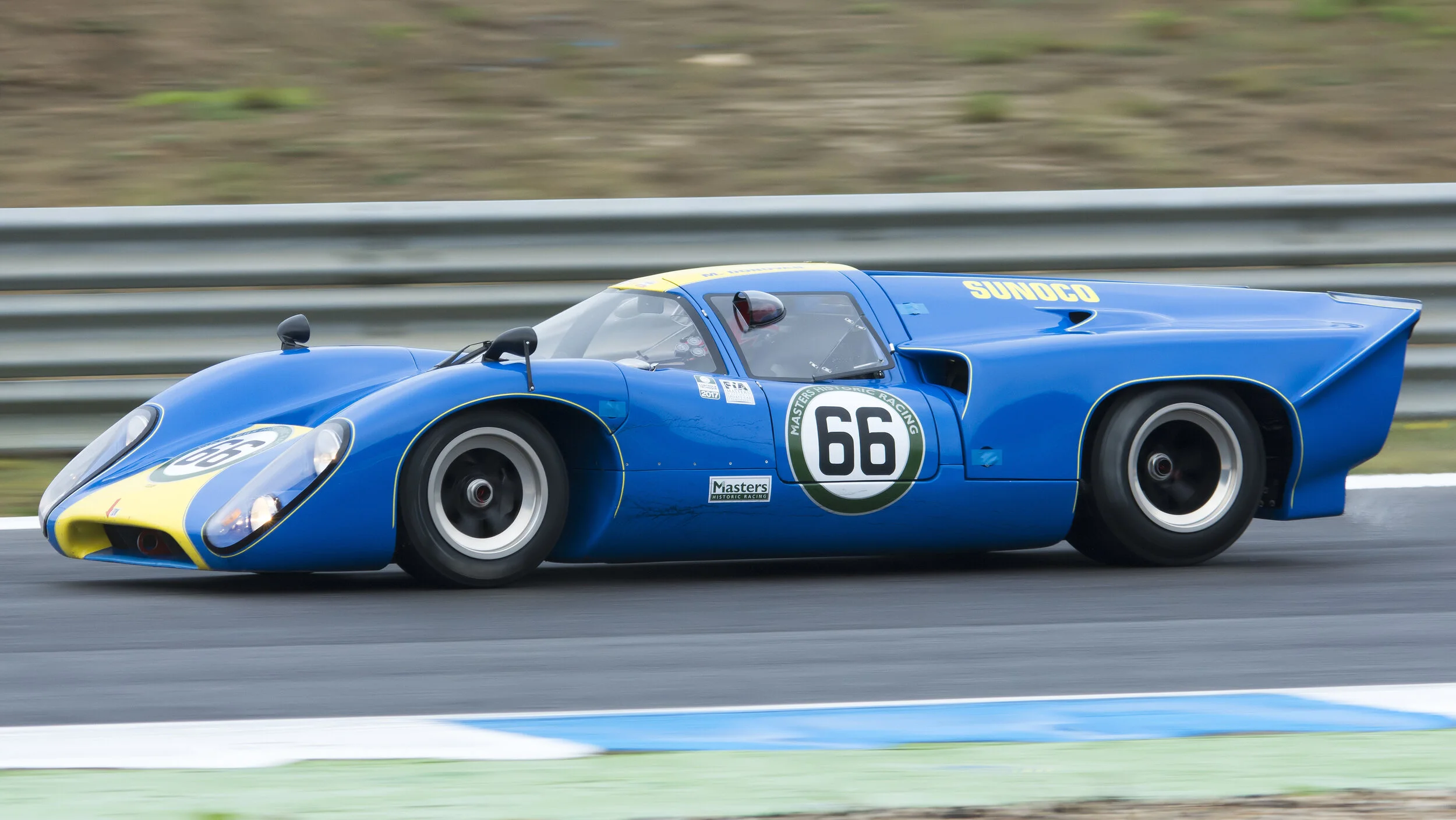 Estoril Circuit, Portugal. FIA Masters Historic F1 Oct 2017. Lola T70 MK3B