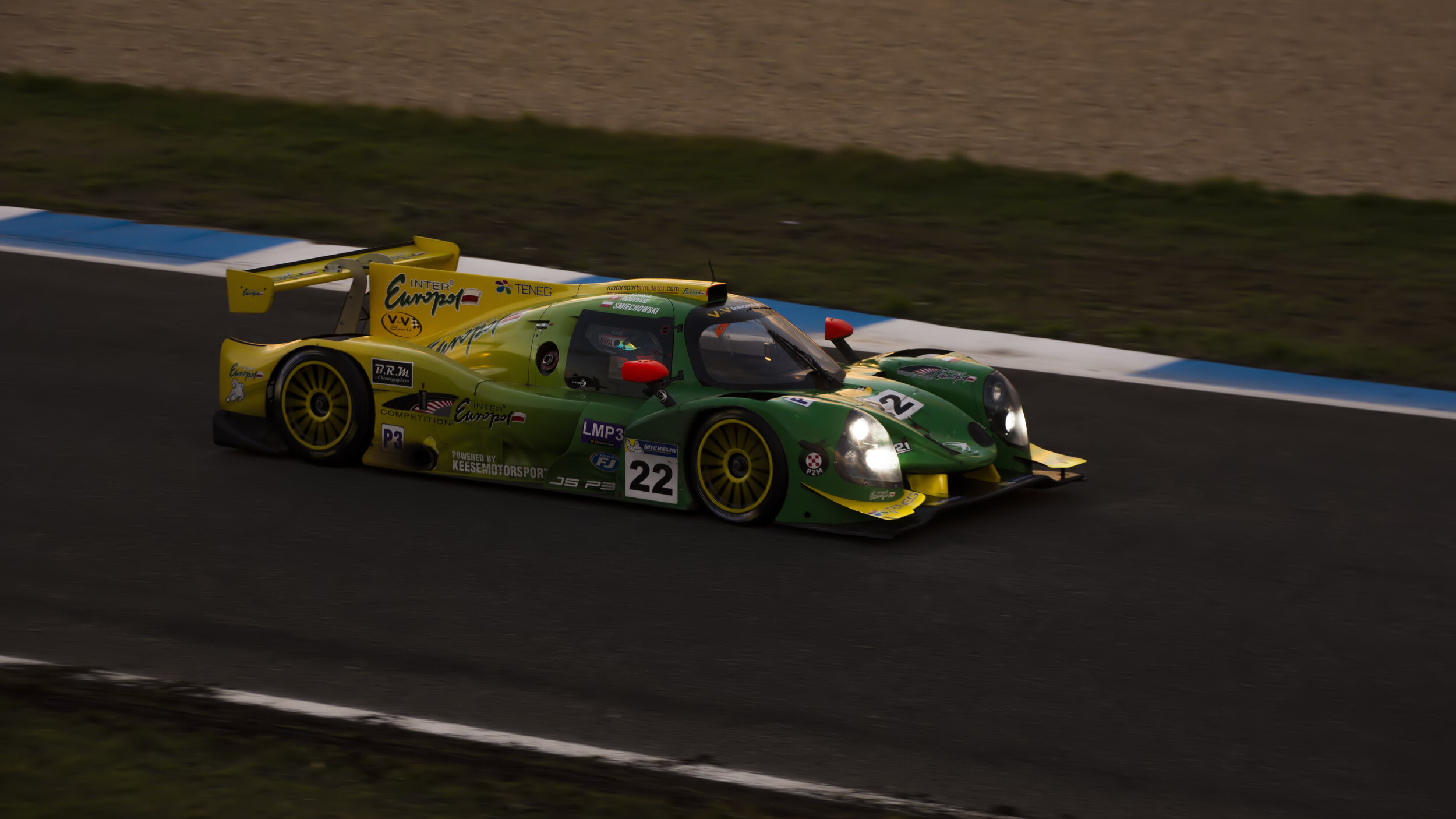 Estoril Circuit, Portugal. VdeV Endurance Series Nov 2017. Ligier JSP3. 6hr Endurance Race
