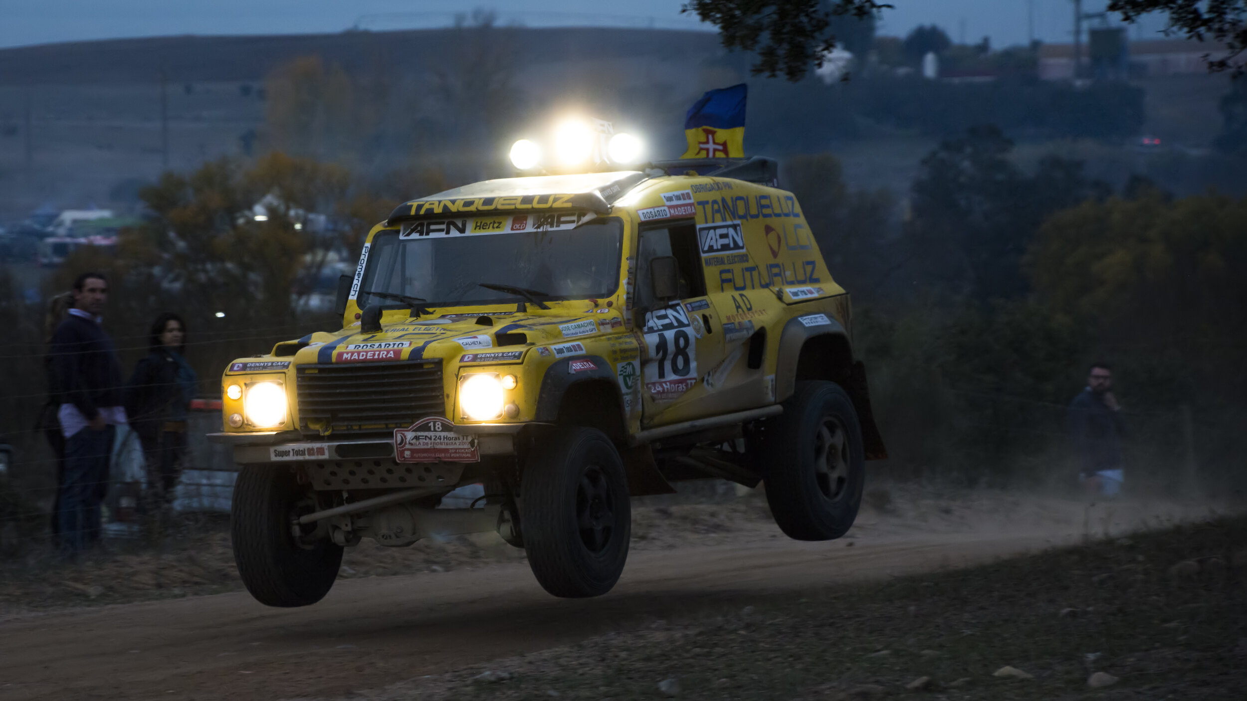 Vila de Fronteira, Portugal. AFN 24 Horas TT Vila de Fronteira 2017. Land Rover Bowler Wildcat