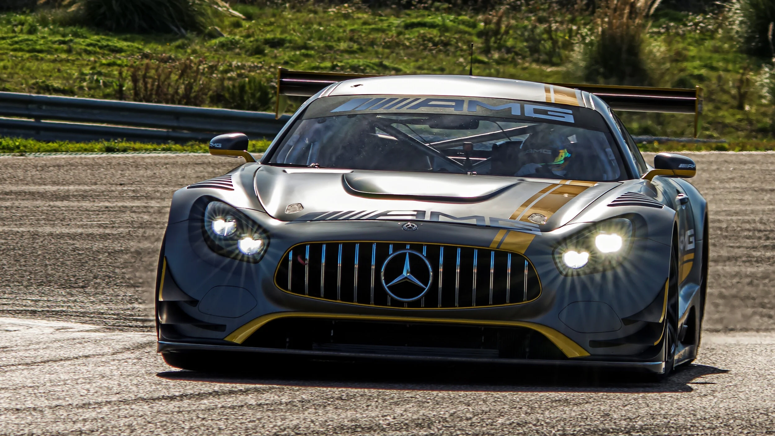 Estoril Circuit, Portugal. Merc AMG GT3 Winter Tests Dec 2017
