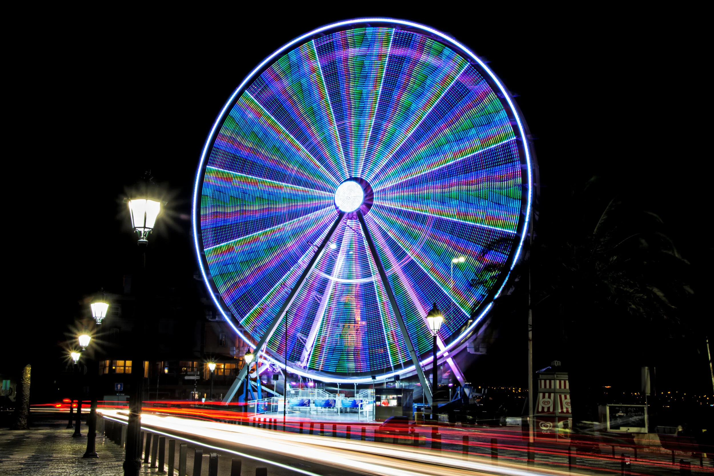Cascais, Portugal. Annual Christmas Big Wheel