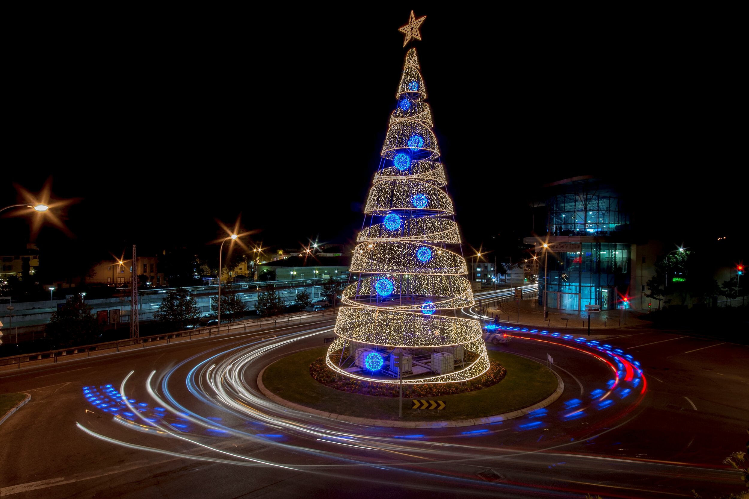 Cascais, Portugal. Annual Christmas Tree