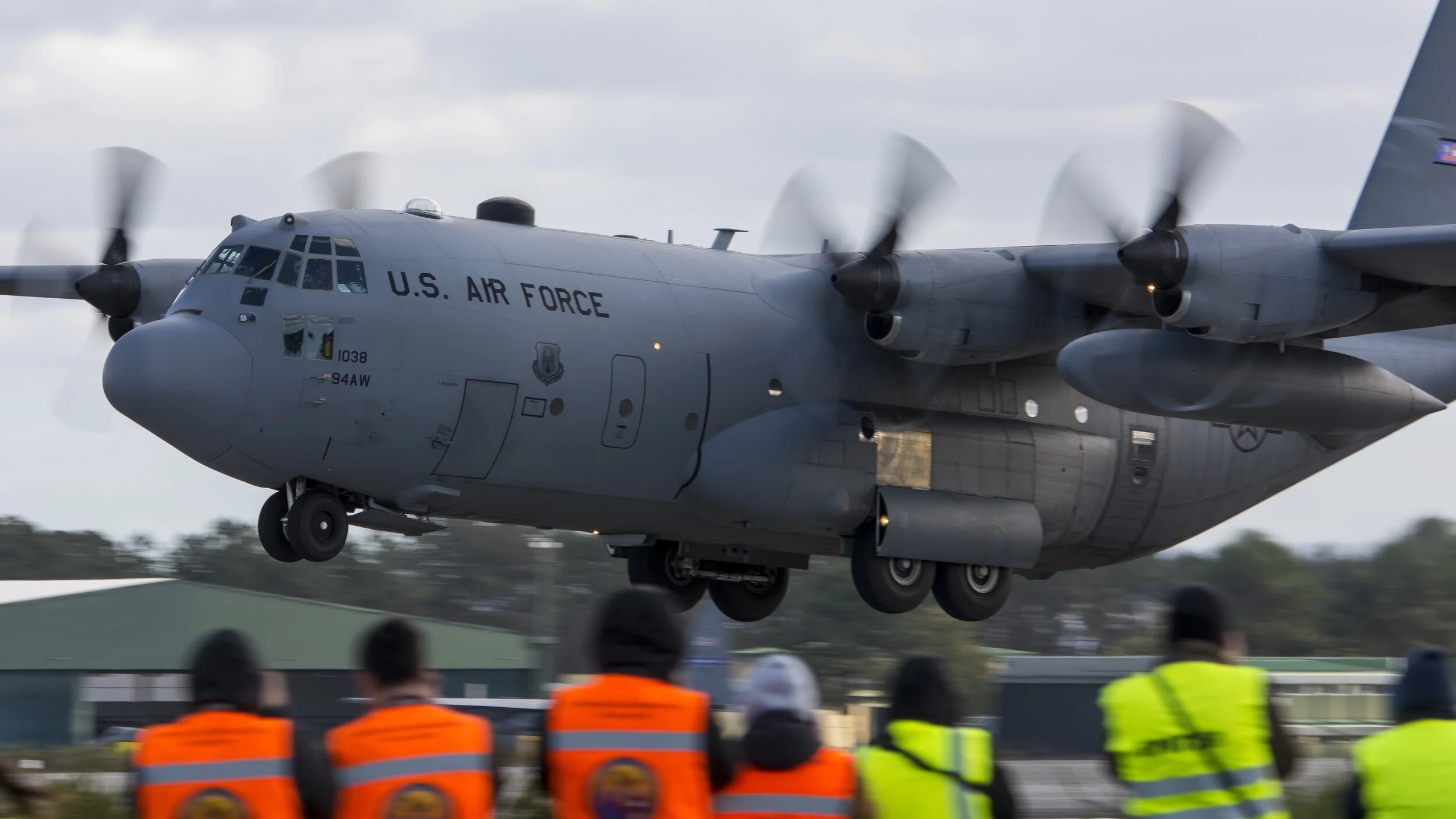 FAP BA5 (Monte Real, Portugal) Real Thaw 18. USAF Military Airlift Command 93-1038 Lockheed C-130H Hercules