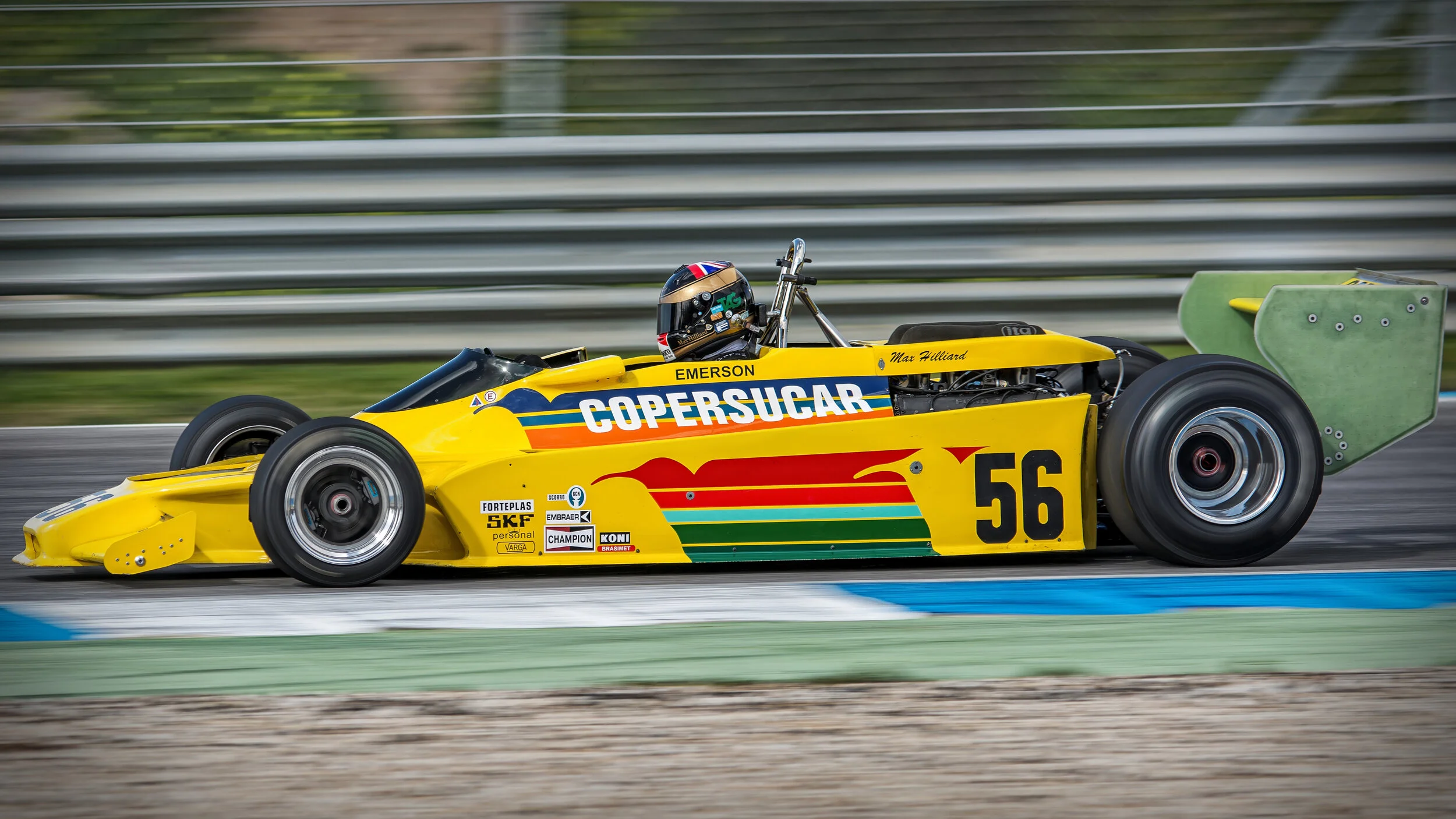 Estoril Circuit, Portugal. Max Smith-Hilliard Fitipaldi F5A 1978 Winter Tests Feb 2018