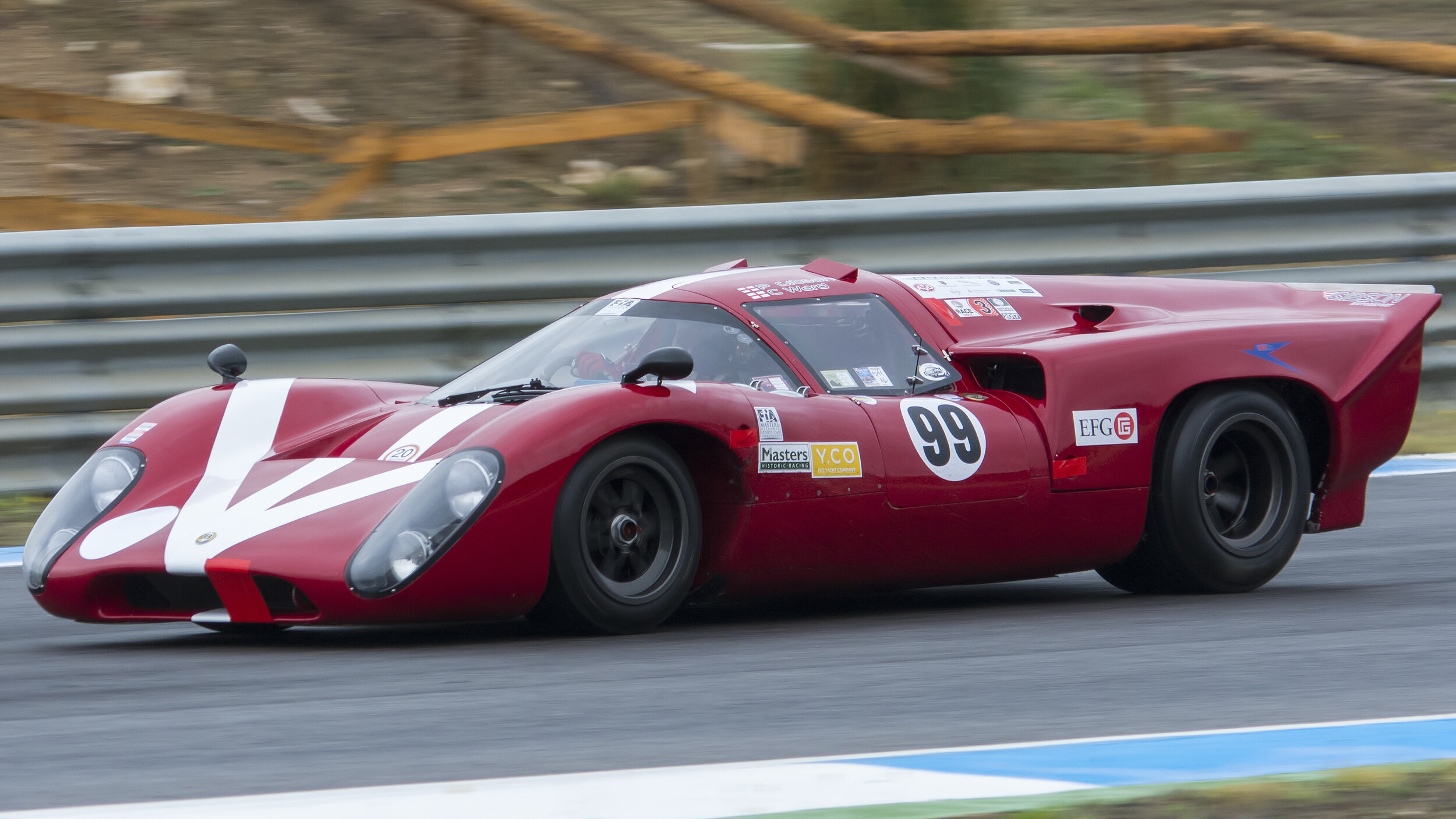 Estoril Circuit, Portugal. FIA Masters Historic F1 Oct 2017. Lola T70 MK3B