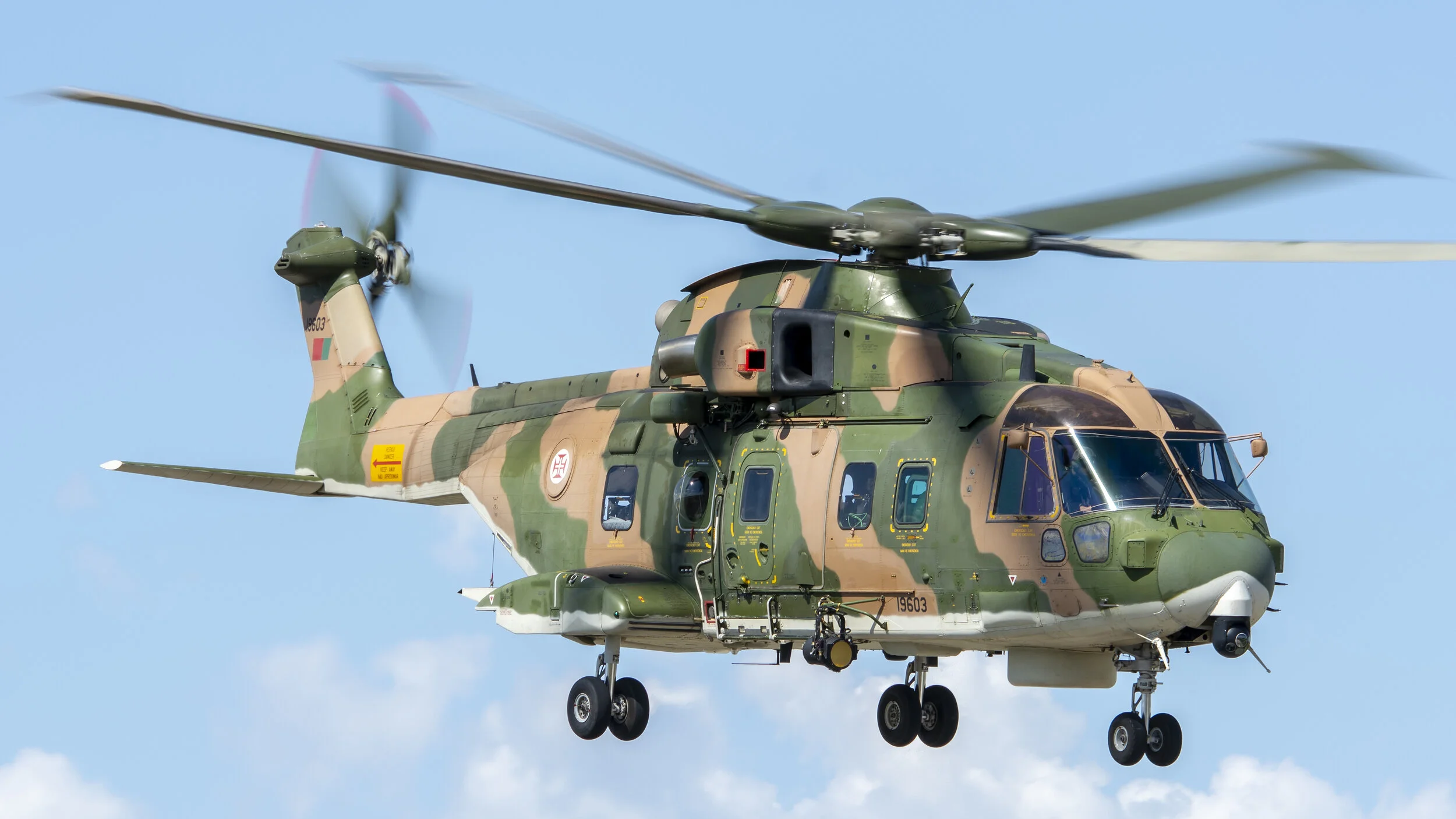 FAP BA11, Beja, Portugal. Hot Blade 2018.  19603 Agusta-Westland EH-101 Merlin Portuguese Air Force