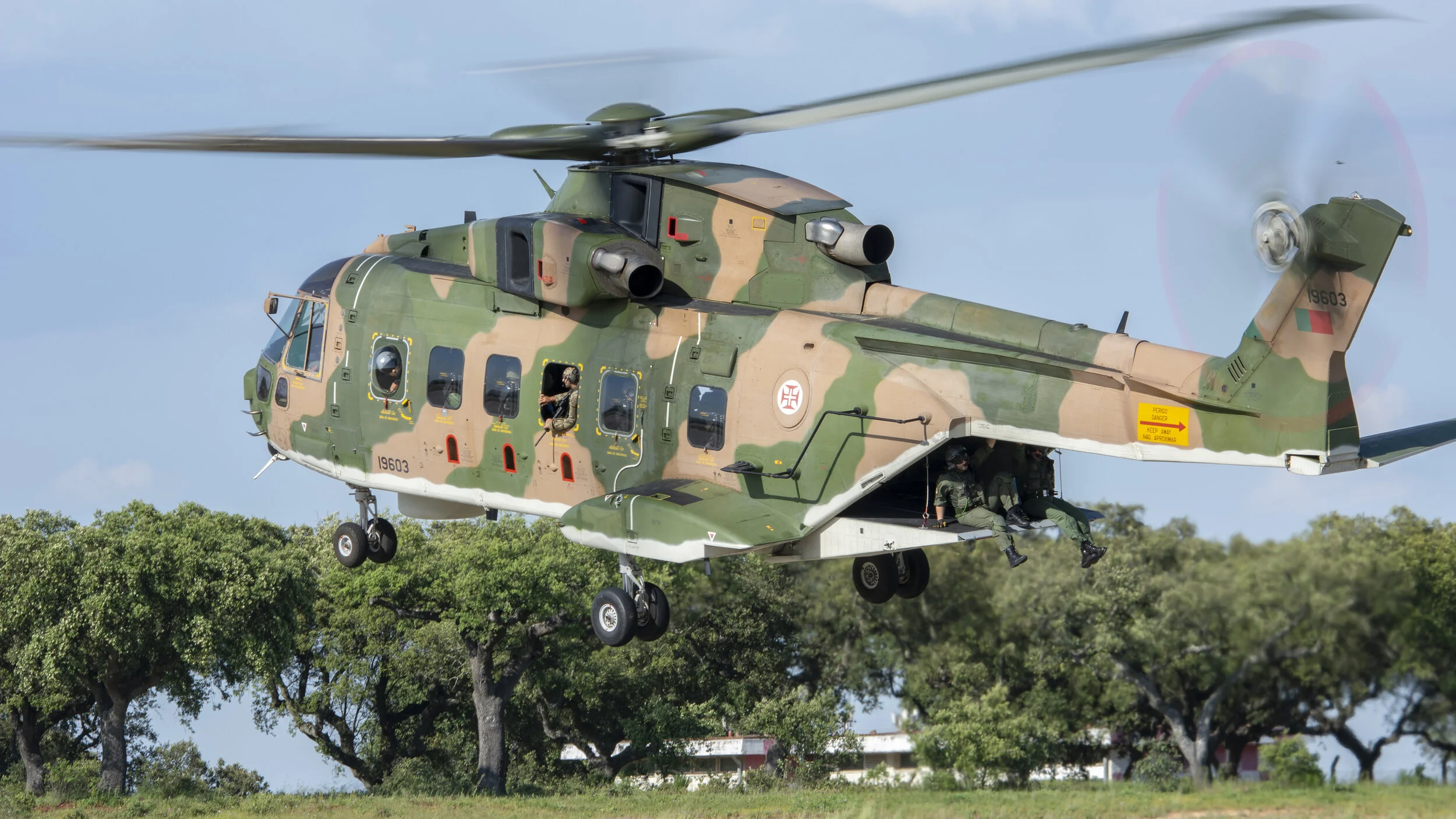 FAP BA11, Beja, Portugal. Hot Blade 2018.  19603 Agusta-Westland EH-101 Merlin Portuguese Air Force