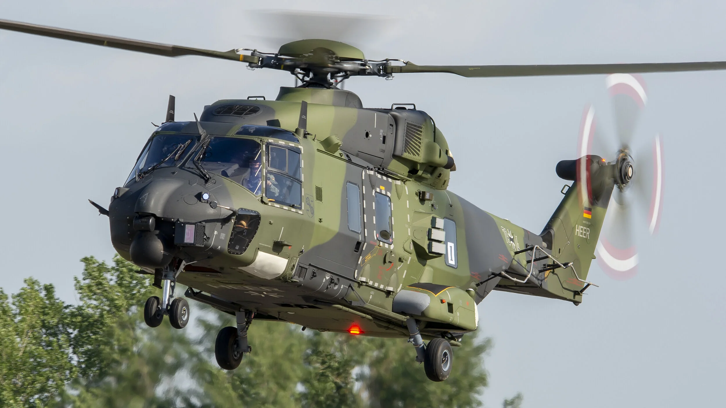 FAP BA11, Beja, Portugal. Hot Blade 2018.  79+14 German Army (Heer) NH industries NH90TTH
