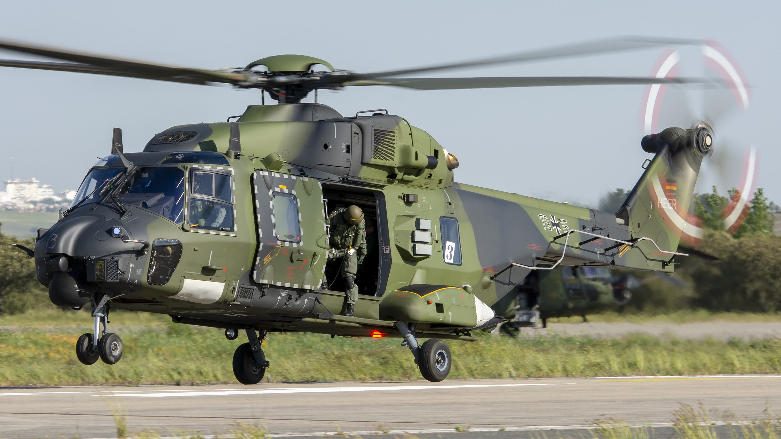 FAP BA11, Beja, Portugal. Hot Blade 2018.  79+14 German Army (Heer) NH industries NH90TTH
