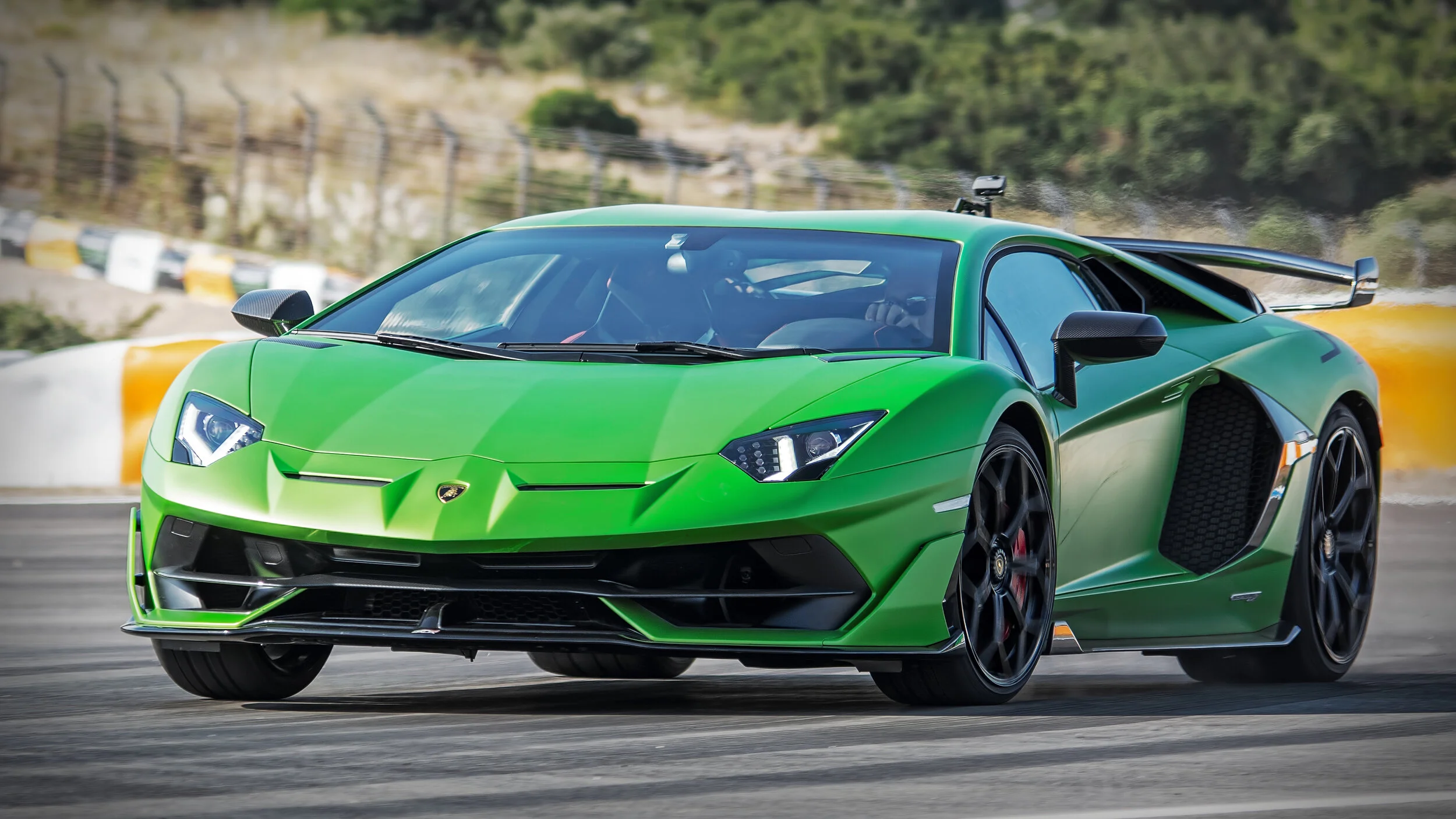 Estoril Circuit, Portugal. Lamborghini Aventador SVJ Release Sept 2018. 
