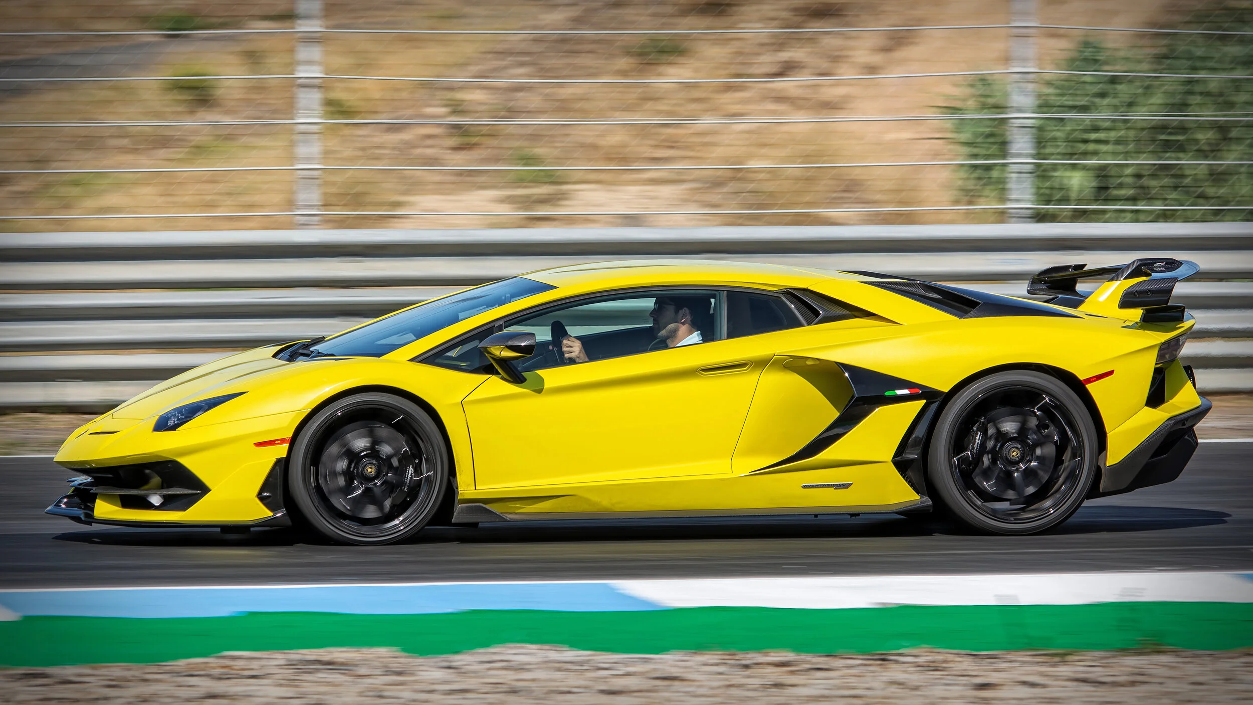 Estoril Circuit, Portugal. Lamborghini Aventador SVJ Release Sept 2018. 