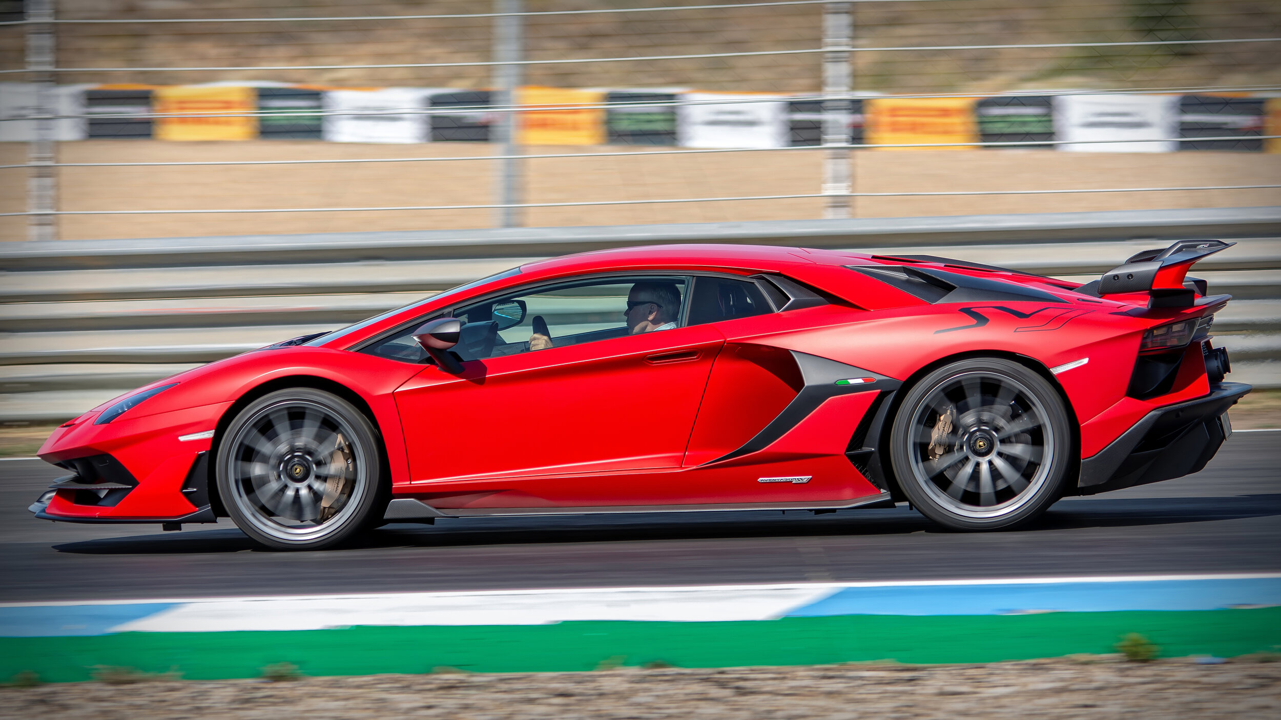 Estoril Circuit, Portugal. Lamborghini Aventador SVJ Release Sept 2018. 