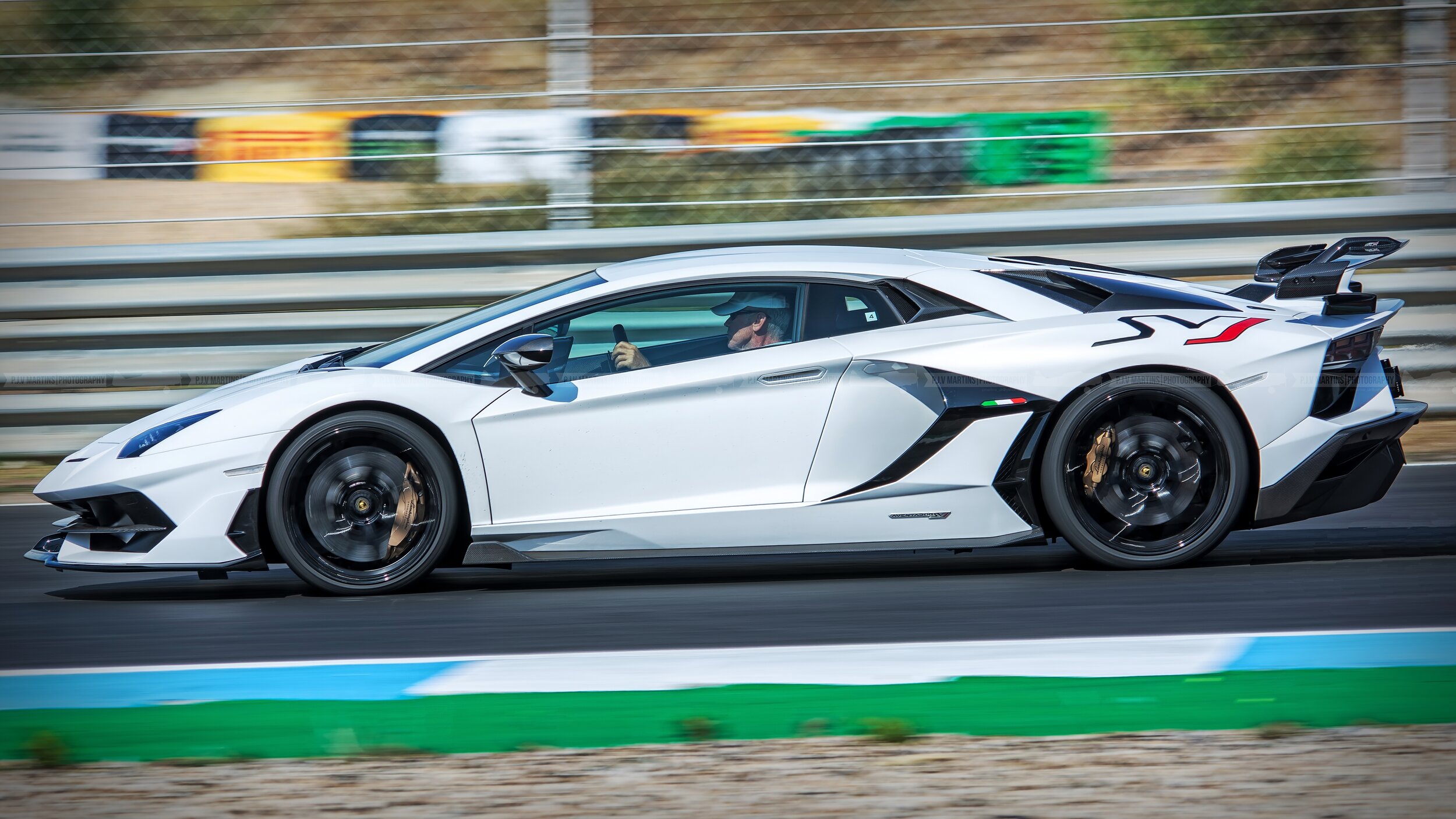 Estoril Circuit, Portugal. Lamborghini Aventador SVJ Release Sept 2018.