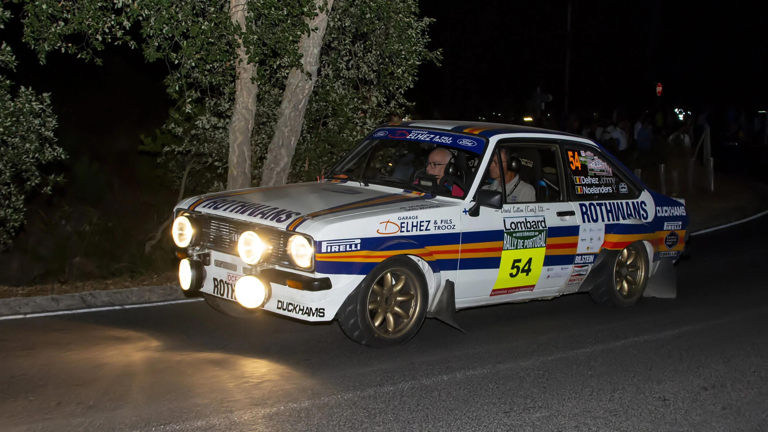 Serra de Sintra, Portugal. Portugal Historic Rally Oct 2018. 1978 Ford Escort RS
