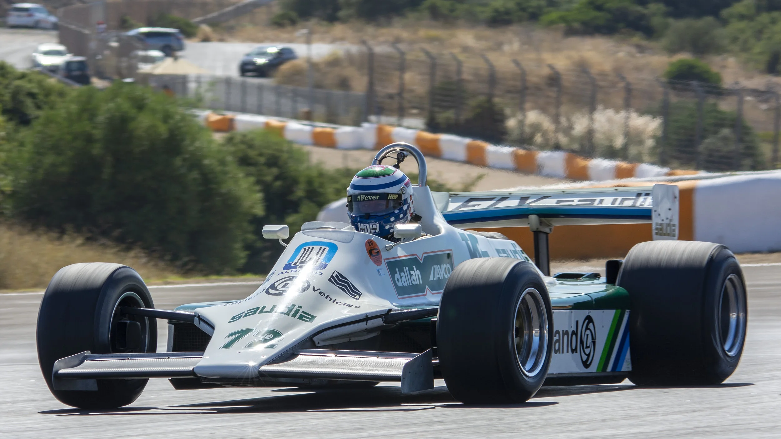 Estoril Circuit, Portugal. Estoril Classic Week Oct 2018. Williams FW07B - 1979. Orginally driven by James Hunt Aln Jones & Carlos Reutemann 1981 & Mario Andretti 1982