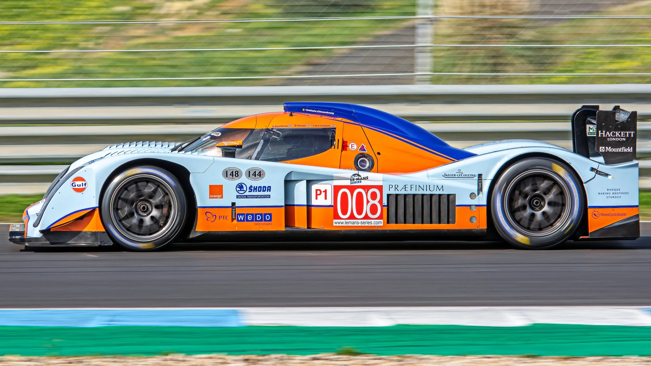 Estoril Circuit, Portugal. 2009 Lola-aston Martin B09/60 (Aston Martin DBR1-2) LMP1