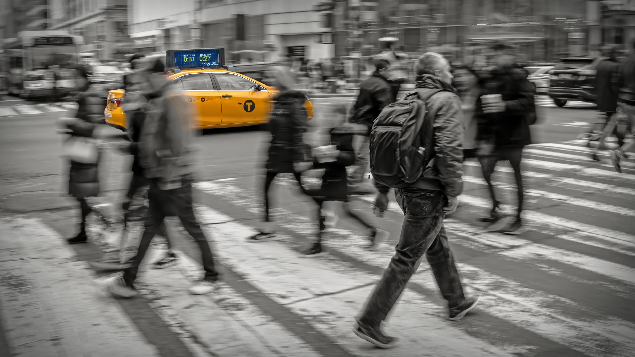 New York City, W 34th Street Taxi Cab