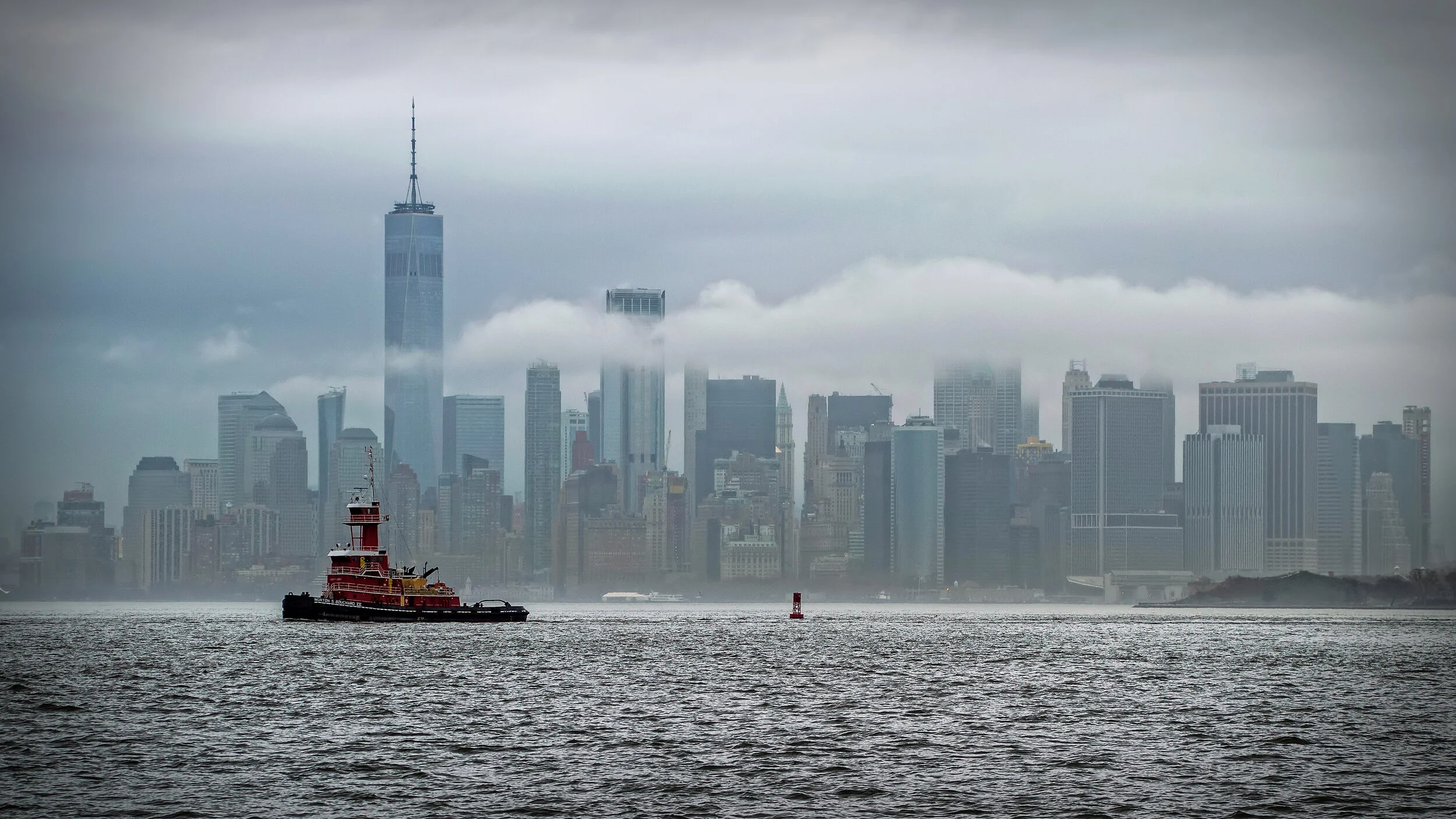  New York City.  Manhattan Skyline
