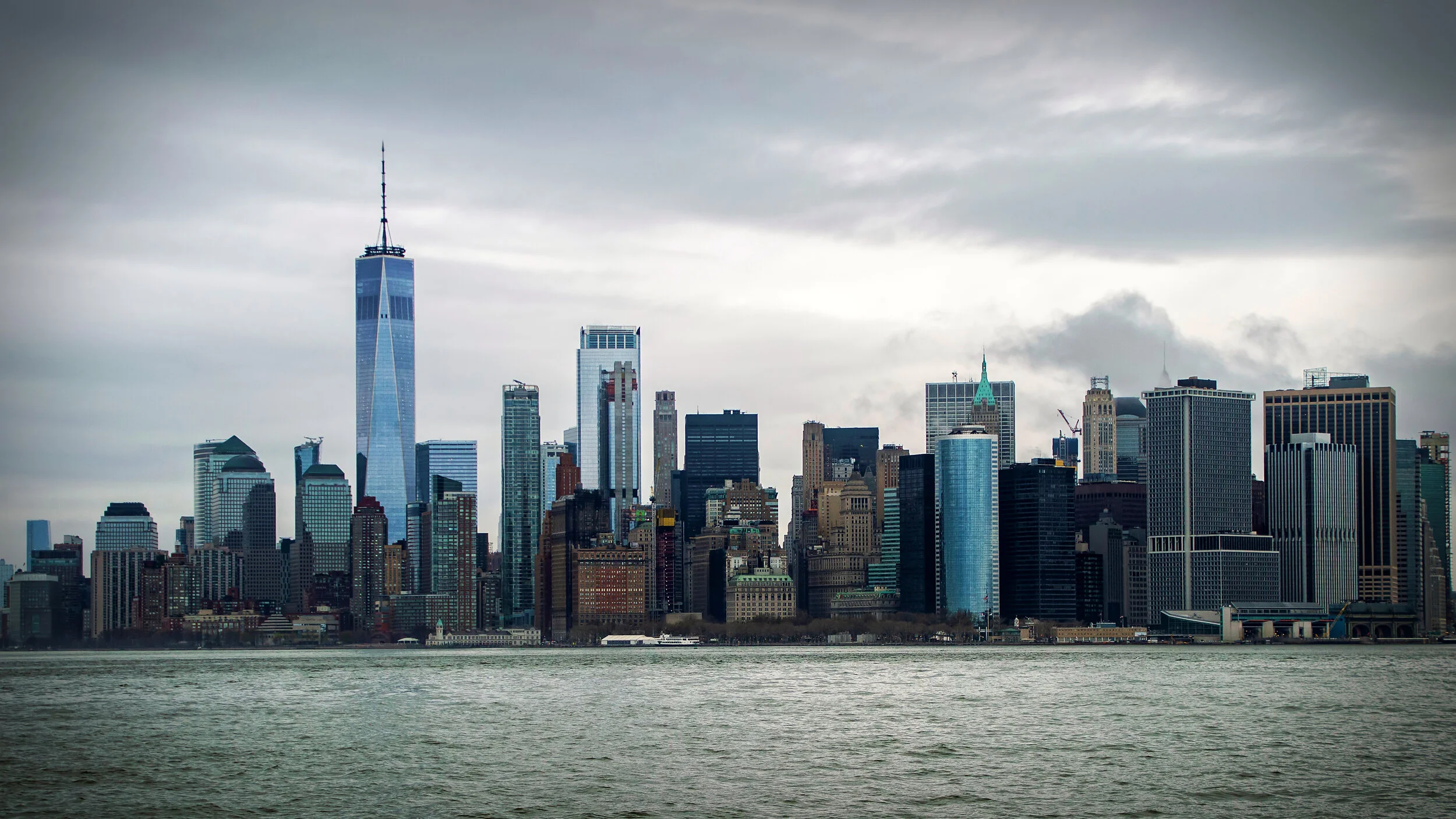  New York City.  Manhattan Skyline