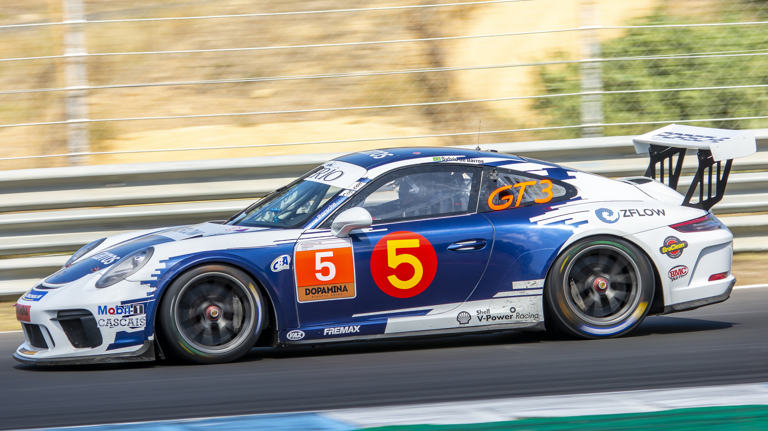 Estoril Circuit, Portugal. Porsche Império GT3 Cup Brasil.  Sylvio Barros - Porsche Carrera 4.0.