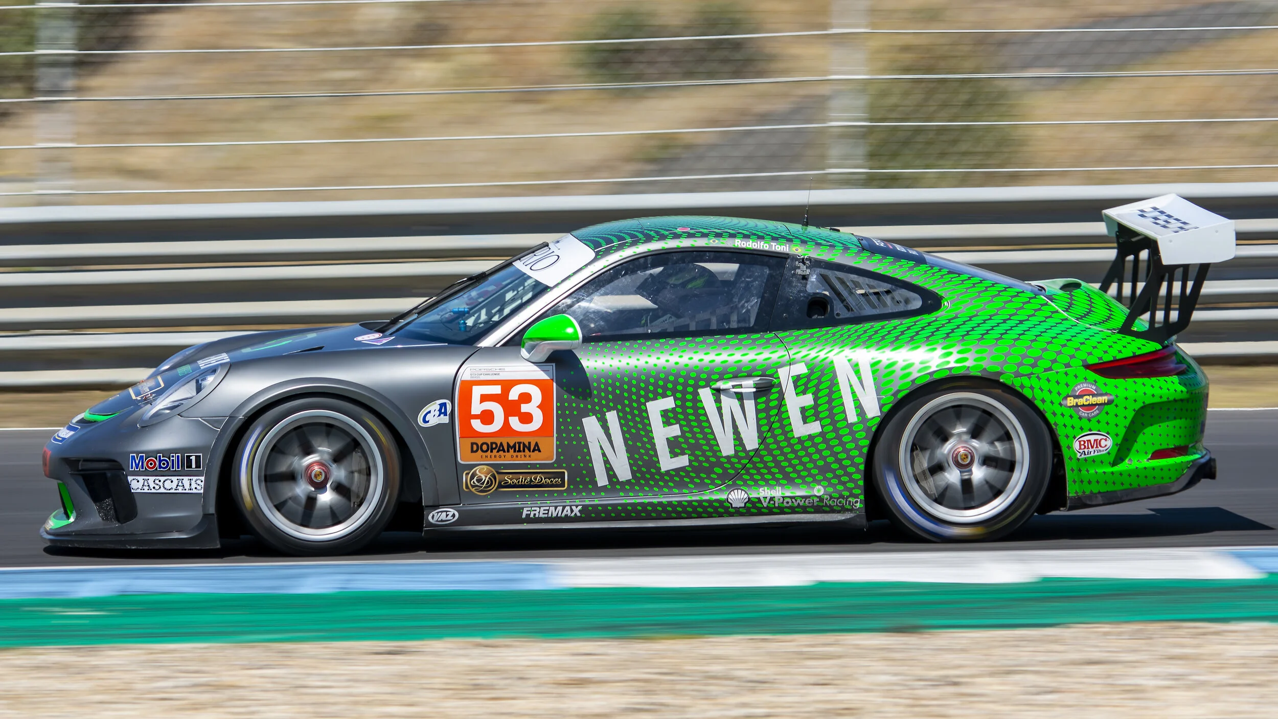 Estoril Circuit, Portugal. Porsche Império GT3 Cup Brasil.  Rodolfo Toni - Porsche Carrera 4.0.
