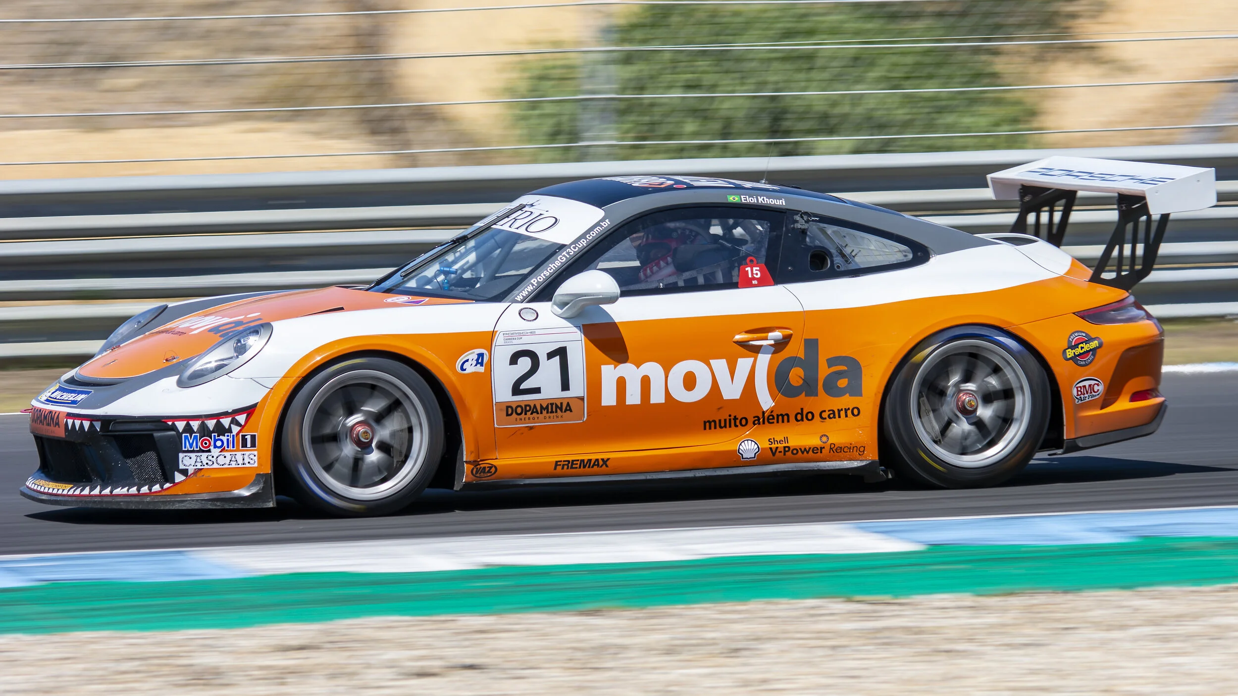 Estoril Circuit, Portugal. Porsche Império GT3 Cup Brasil.  Eloi Khouri - Porsche Carrera 4.0.