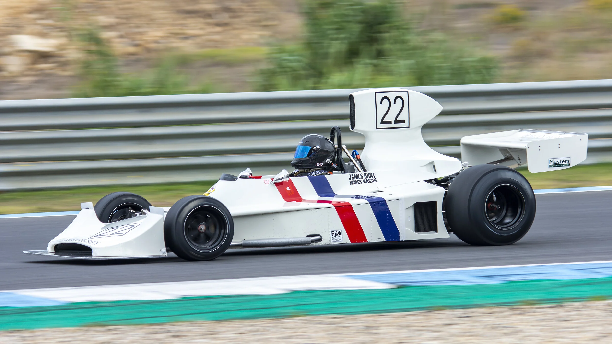 Estoril Circuit, Portugal. Estoril Classics 2019. James Hagan - Hesketh 308-1