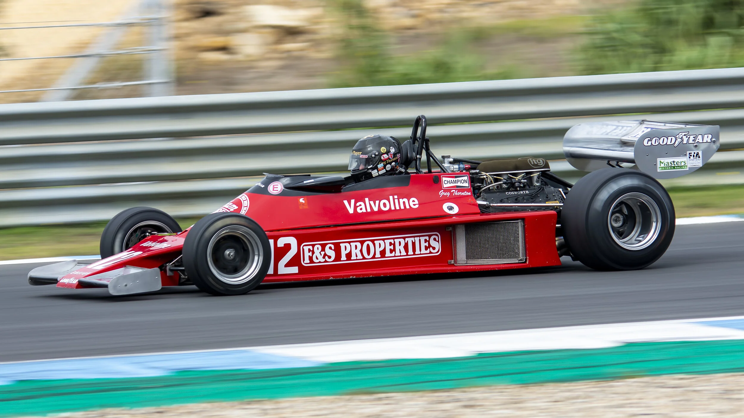 Estoril Circuit, Portugal. Estoril Classics 2019. Greg Thorton - Ensign N177