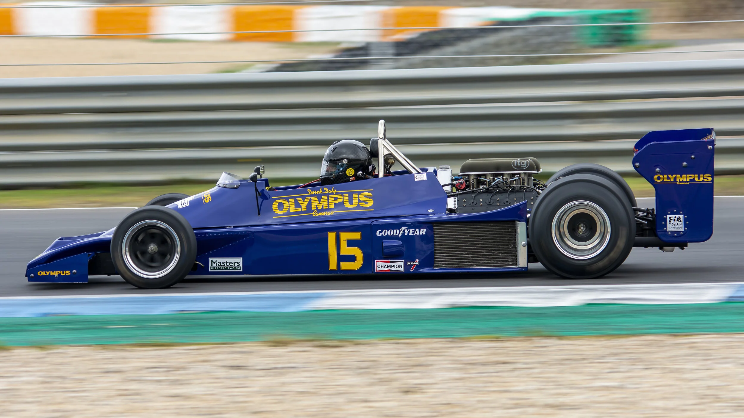 Estoril Circuit, Portugal. Estoril Classics 2019. Michel Baudoin - Hesketh 308E