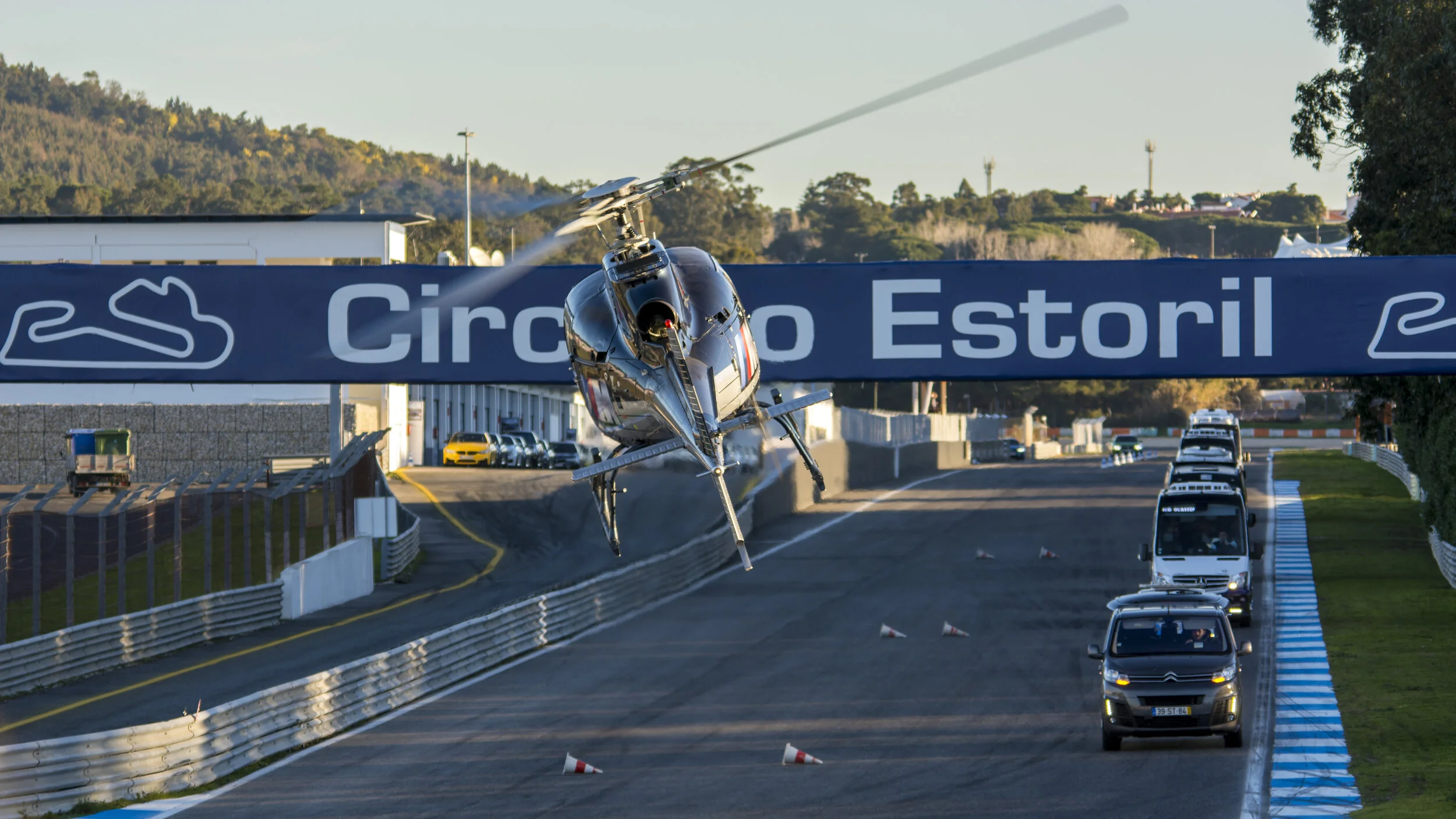 Estoril Circuit, Portugal. Filming of BMW M Series Tests