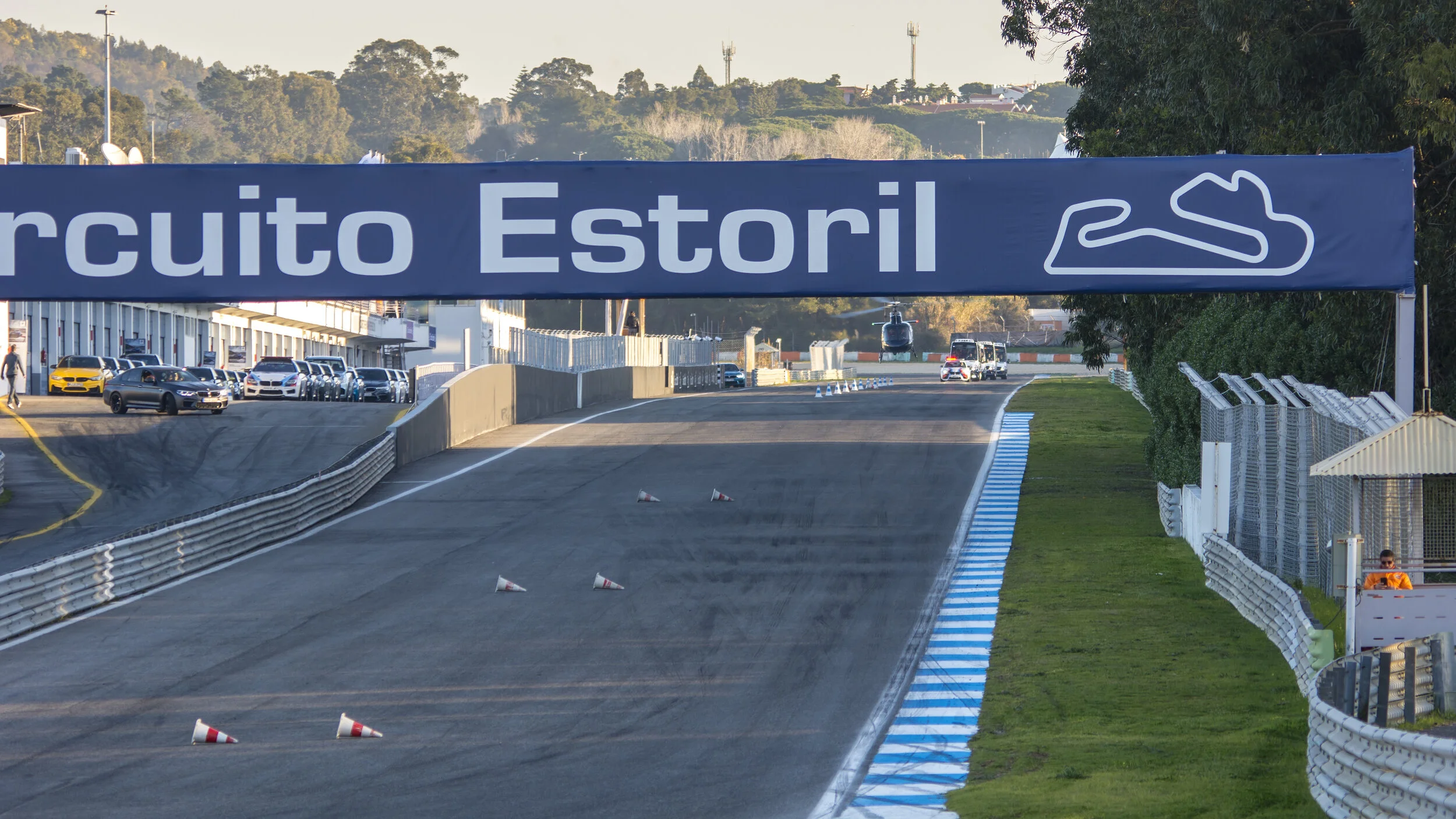 Estoril Circuit, Portugal. Filming of BMW M Series Tests