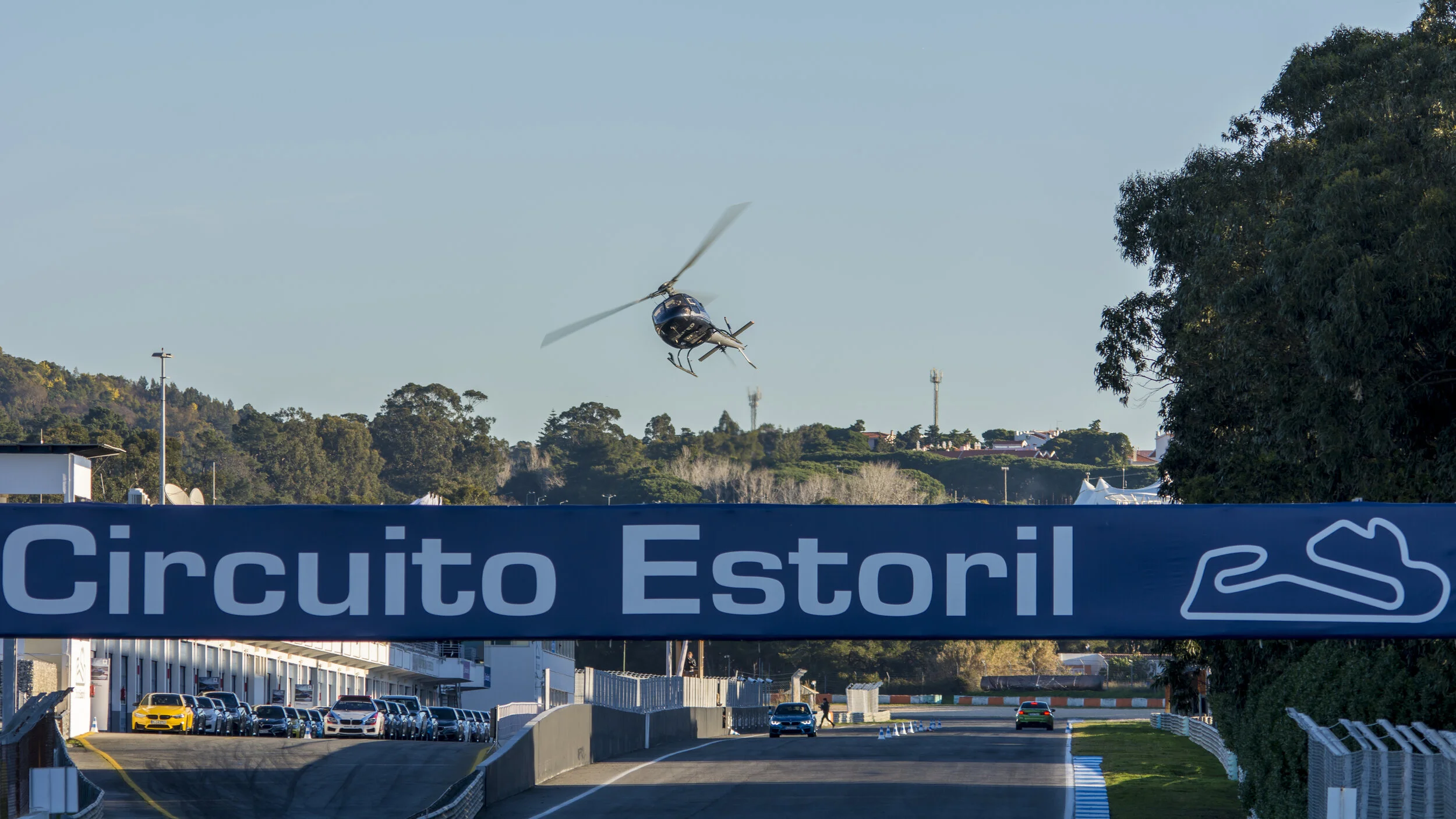 Estoril Circuit, Portugal. Filming of BMW M Series Tests
