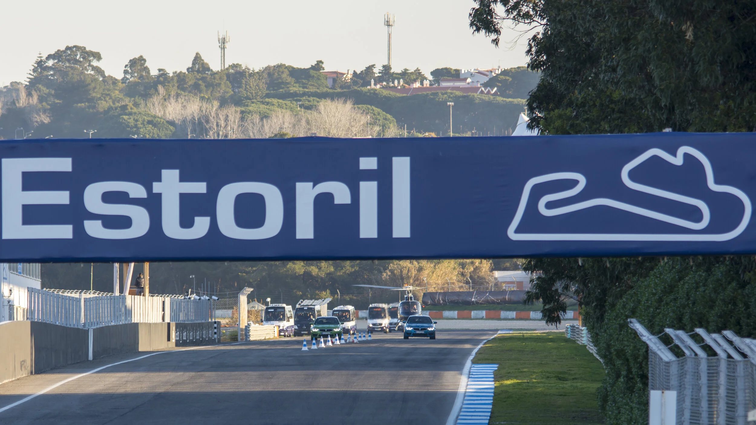 Estoril Circuit, Portugal. Filming of BMW M Series Tests