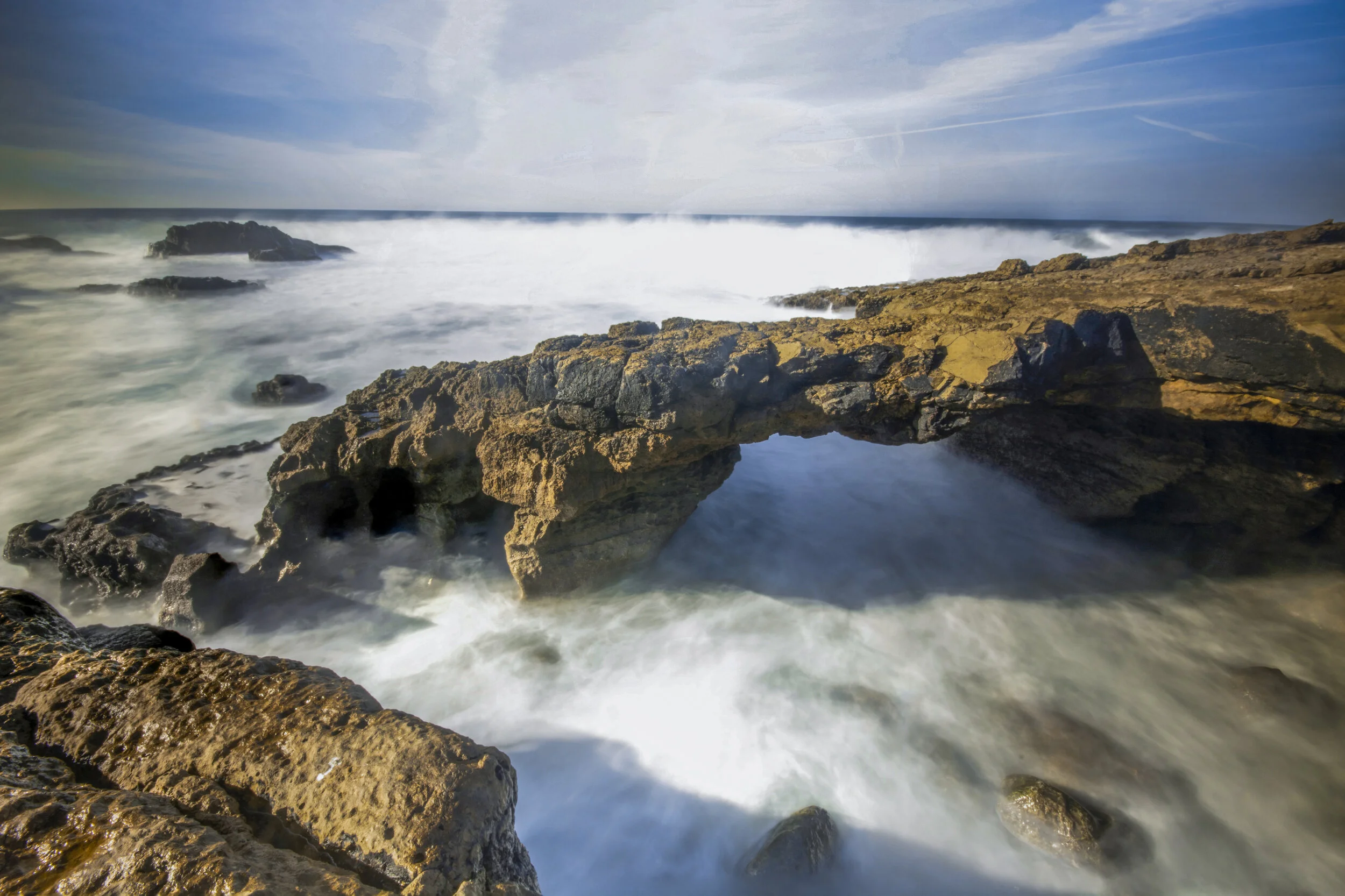 Cascais, Portugal. Cabo Raso, Rock Bridge