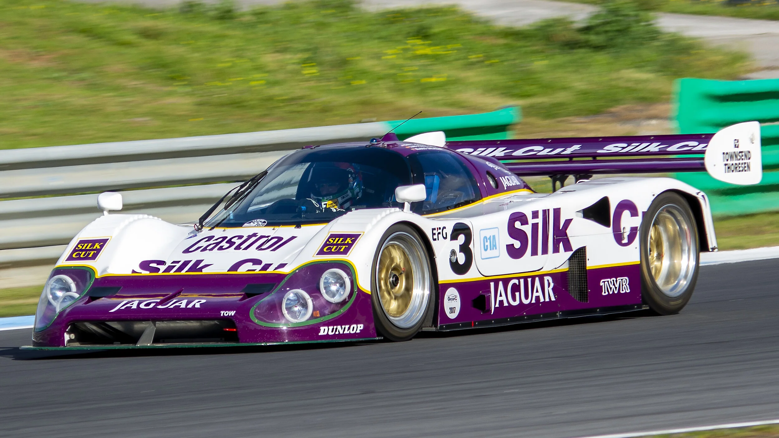 Estoril Circuit, Portugal. Estoril Classics Winter Tests Feb 2020. 1990 Group C Jaguar XJR-12 LM