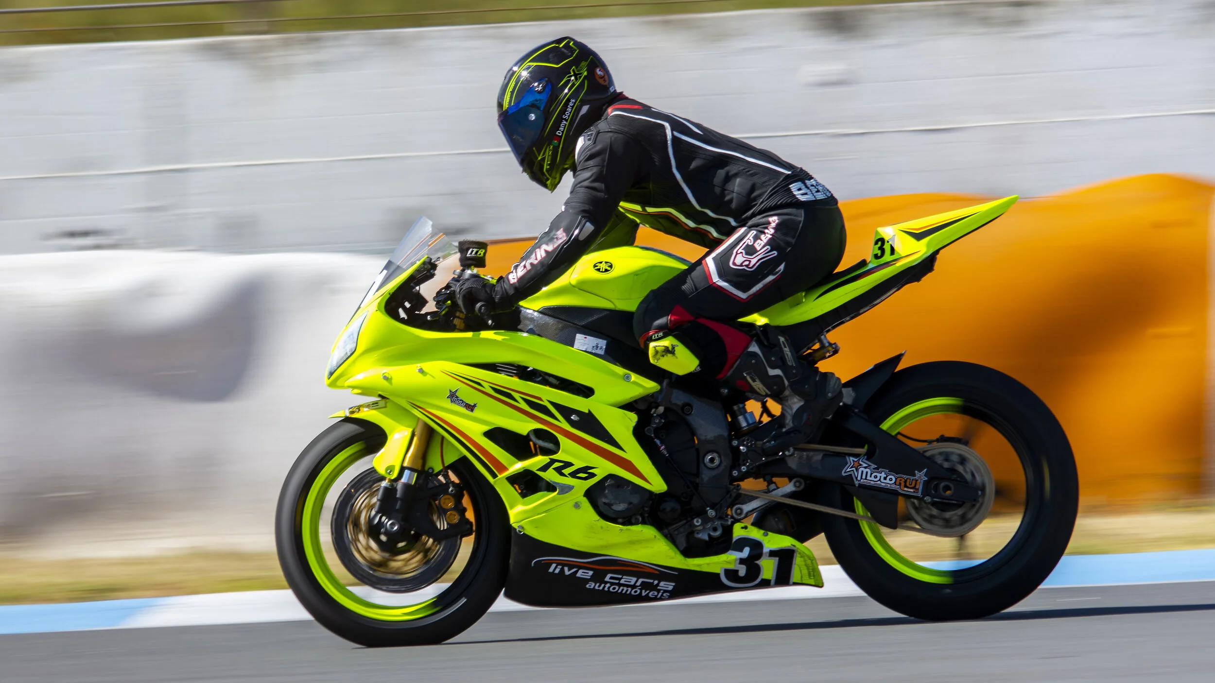 Estoril Circuit, Portugal. Campeonato Nacional de Velocidade CNV 2020. Fernando Soares - Yamaha R6