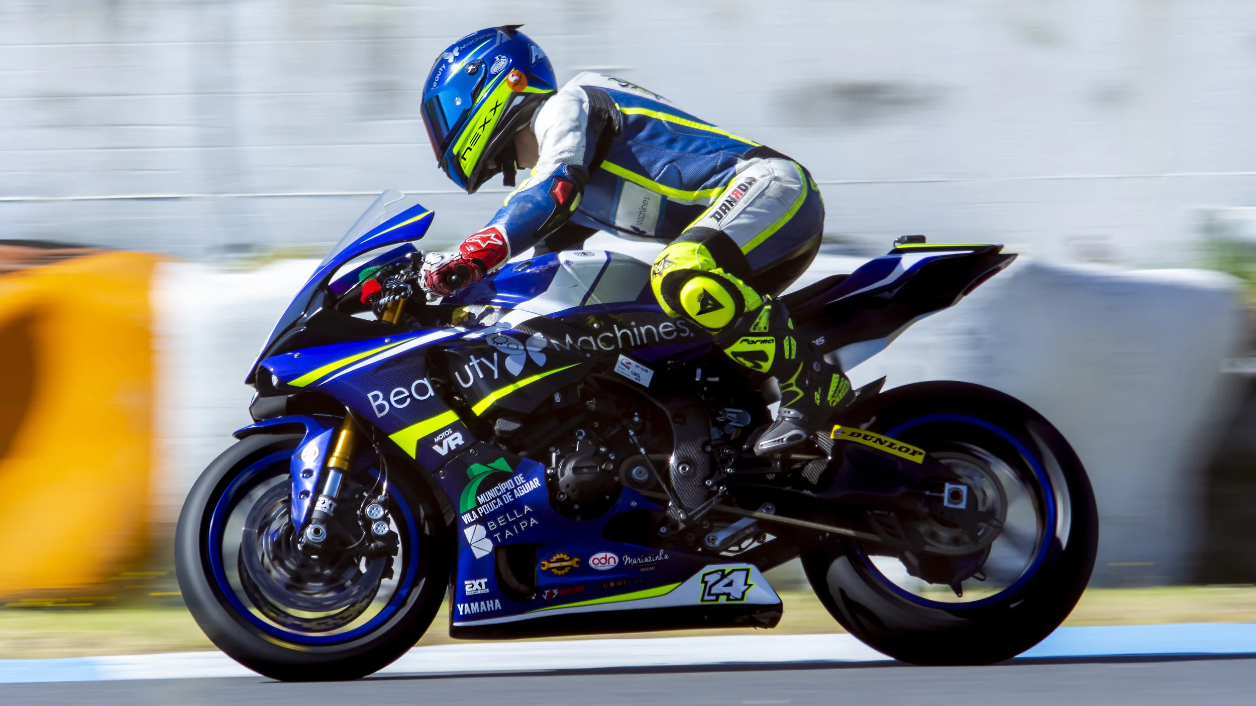 Estoril Circuit, Portugal. Campeonato Nacional de Velocidade CNV 2020. Andre Pires - Yamaha 1000