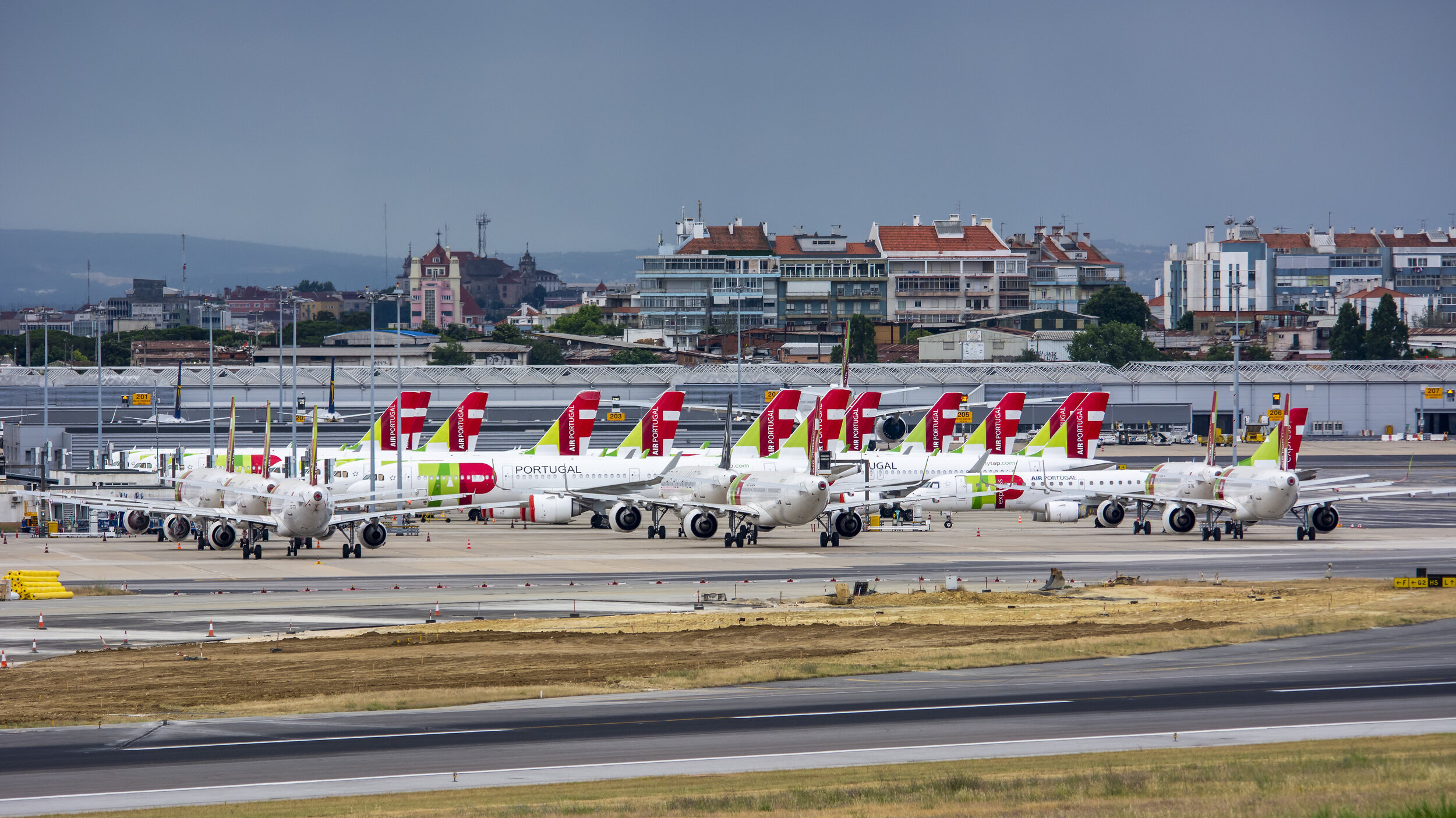 LPPT (Lisbon, Portugal). TAP Air Portugal Fleet Grounded Due To COVID-19