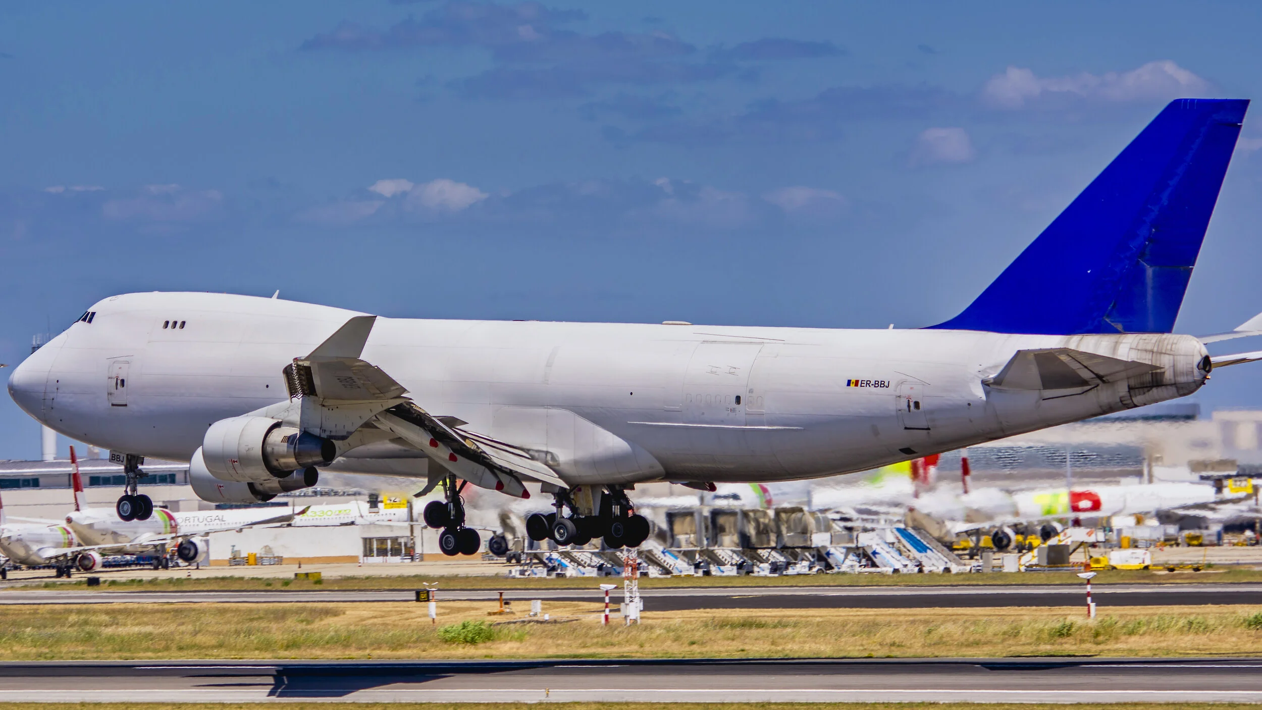 LPPT (Lisbon, Portugal). Aerotranscargo ER-BBJ Boeing B747-412F