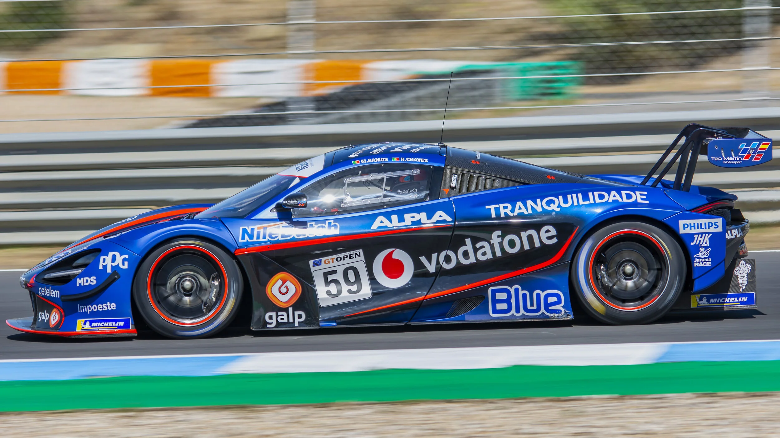 Estoril Circuit, Portugal. Teo Martin Pre-Season Tests Jul 2020. Mclaren 720S GT3