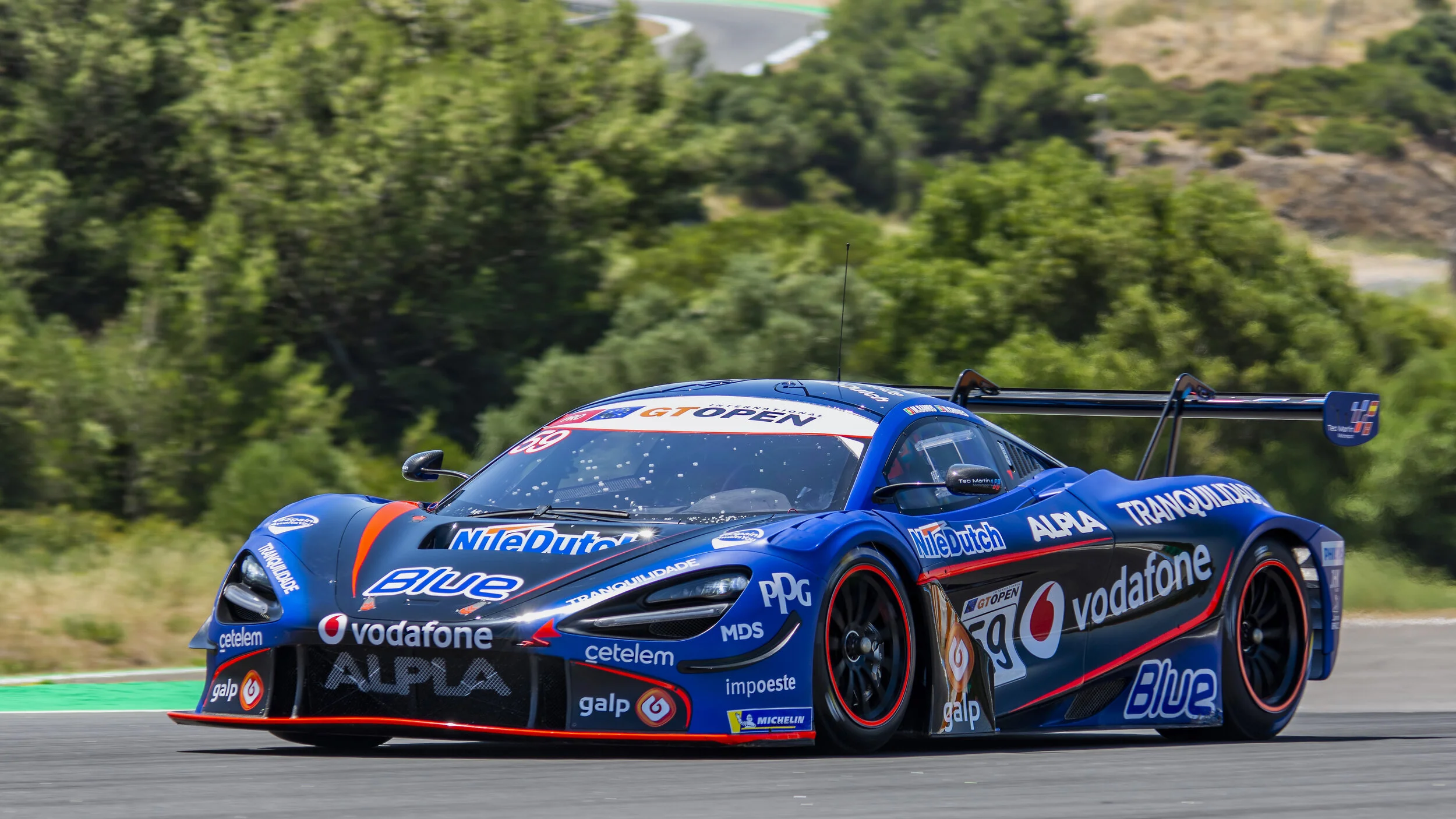 Estoril Circuit, Portugal. Teo Martin Pre-Season Tests Jul 2020. Mclaren 720S GT3