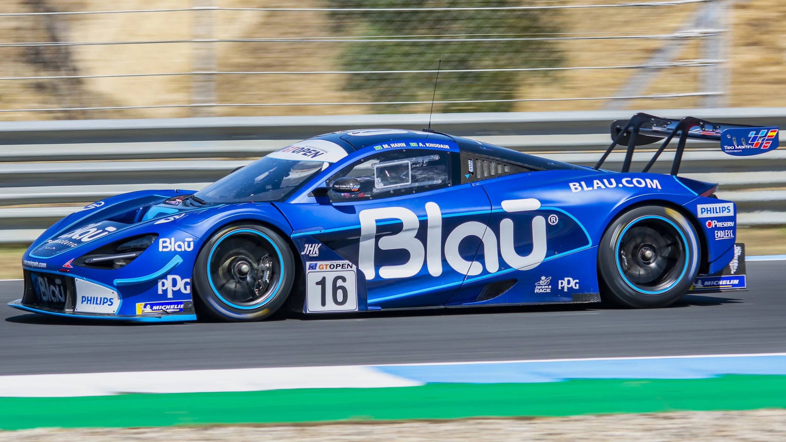 Estoril Circuit, Portugal. Teo Martin Pre-Season Tests Jul 2020. Mclaren 720S GT3