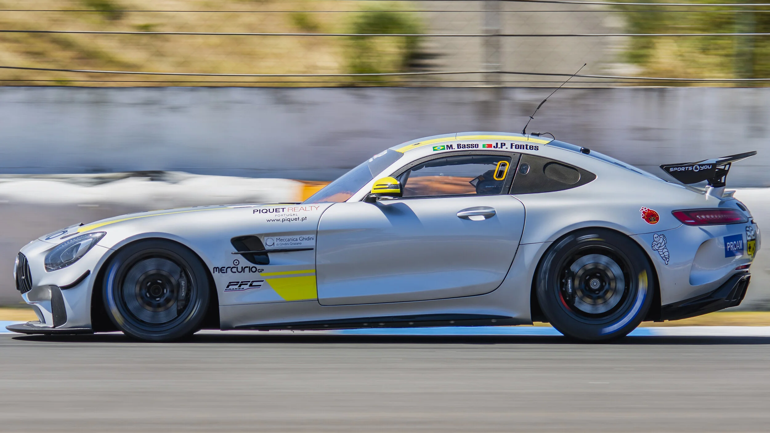 Estoril Circuit, Portugal. Sports & You Pre-Season Tests Jul 2020. Mercedes AMG R GT4