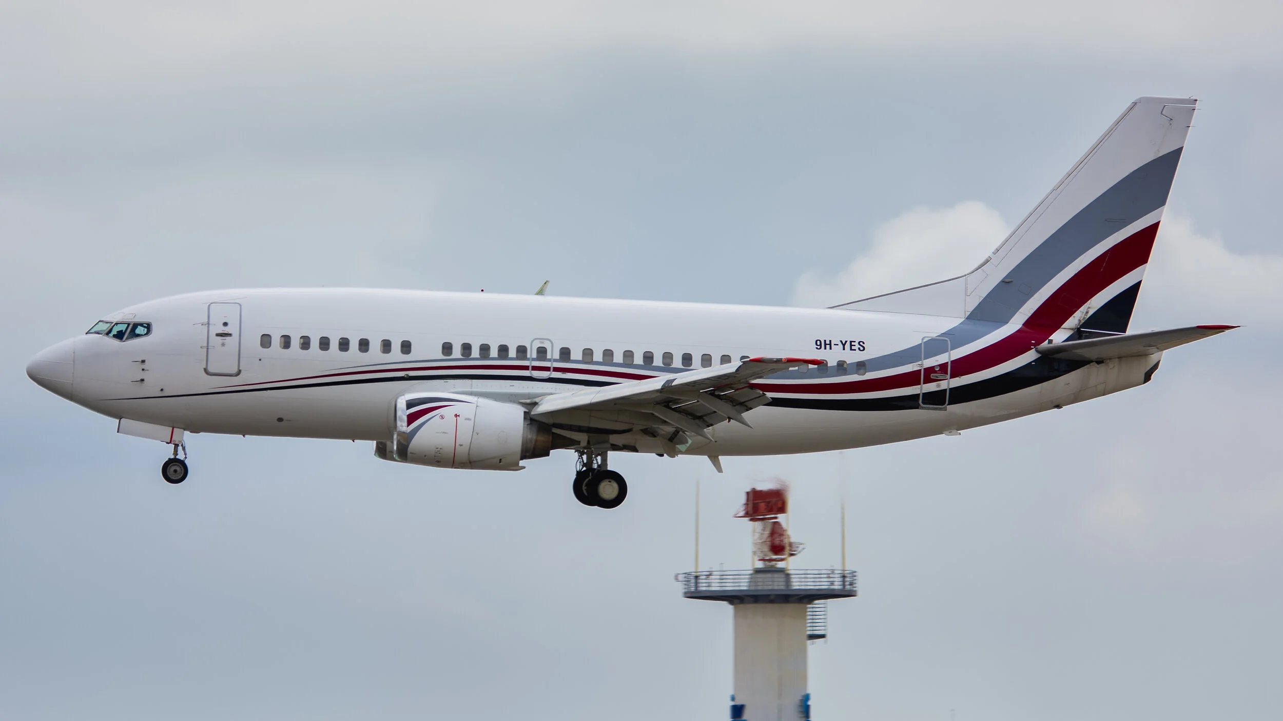 LPPT (Lisbon, Portugal). Air X Charter 9H-YES Boeing B727-5Q8 