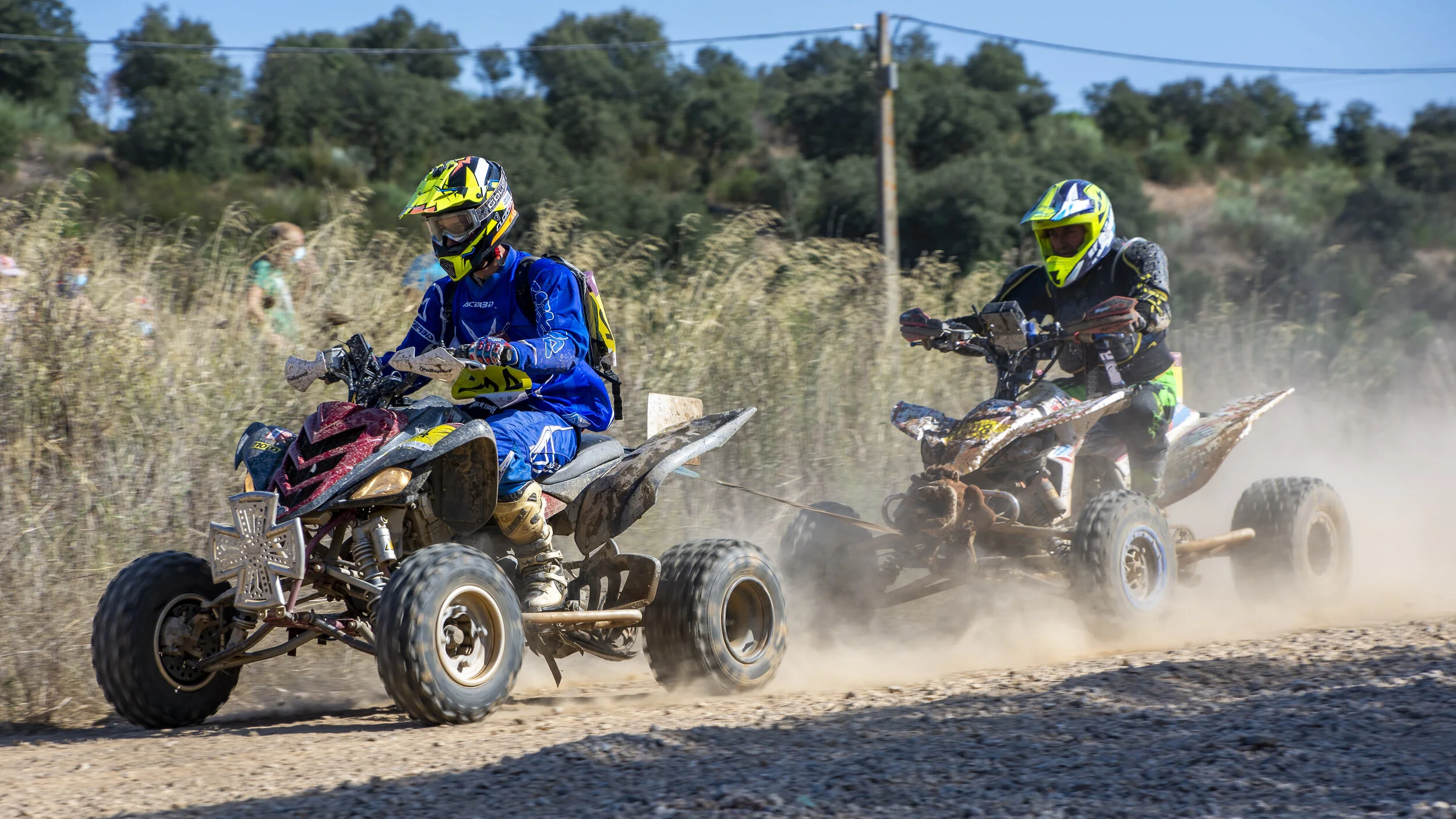 Baja TT Capital dos Vinhos Sept 2020.  Reguengos de Monsaraz, Portugal. Joaquim Garcia - Yamaha YFM 700
