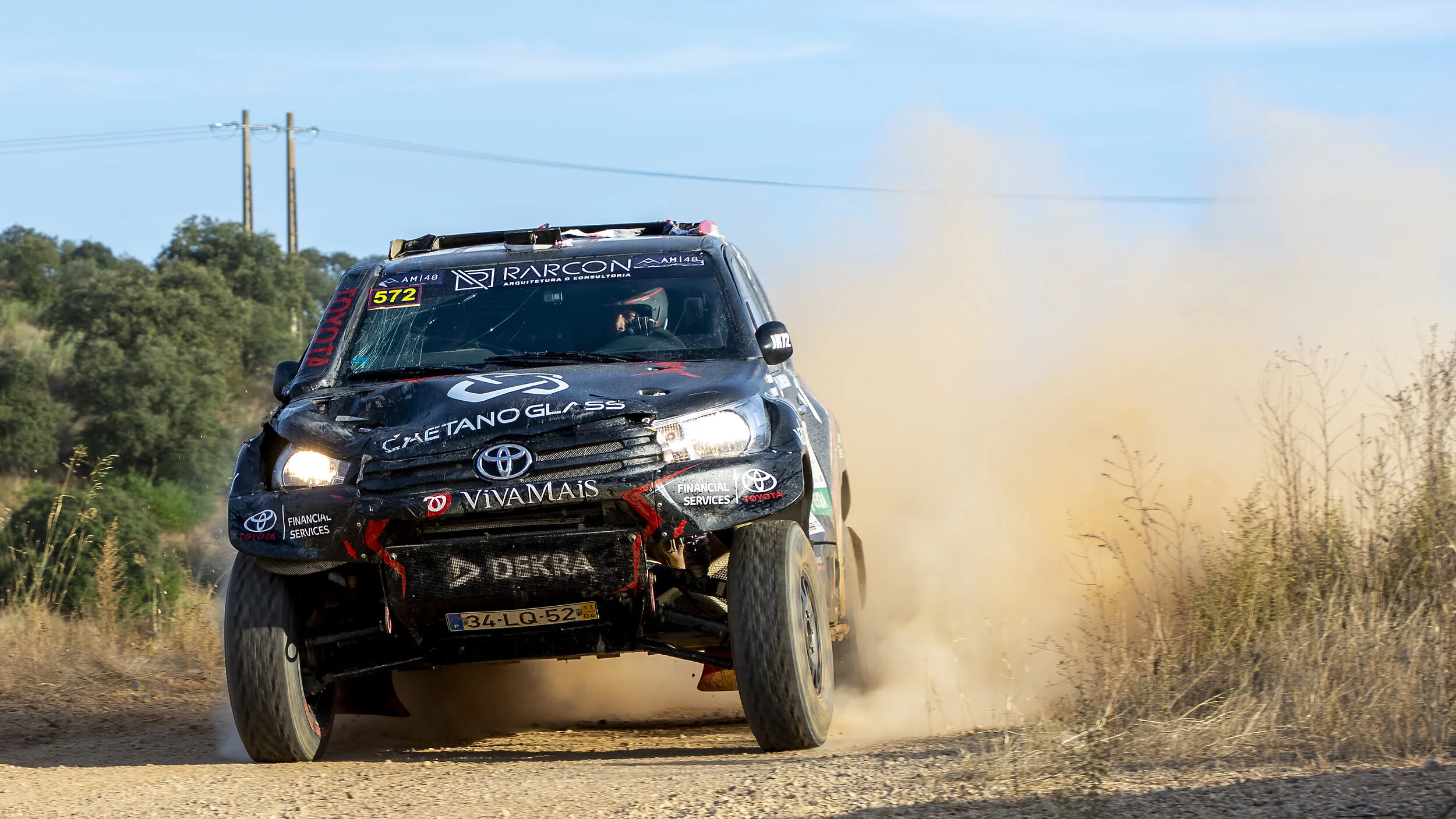 Baja TT Capital dos Vinhos Sept 2020.  Reguengos de Monsaraz, Portugal. João Ramos & Victor Jesus - Toyota Hilux