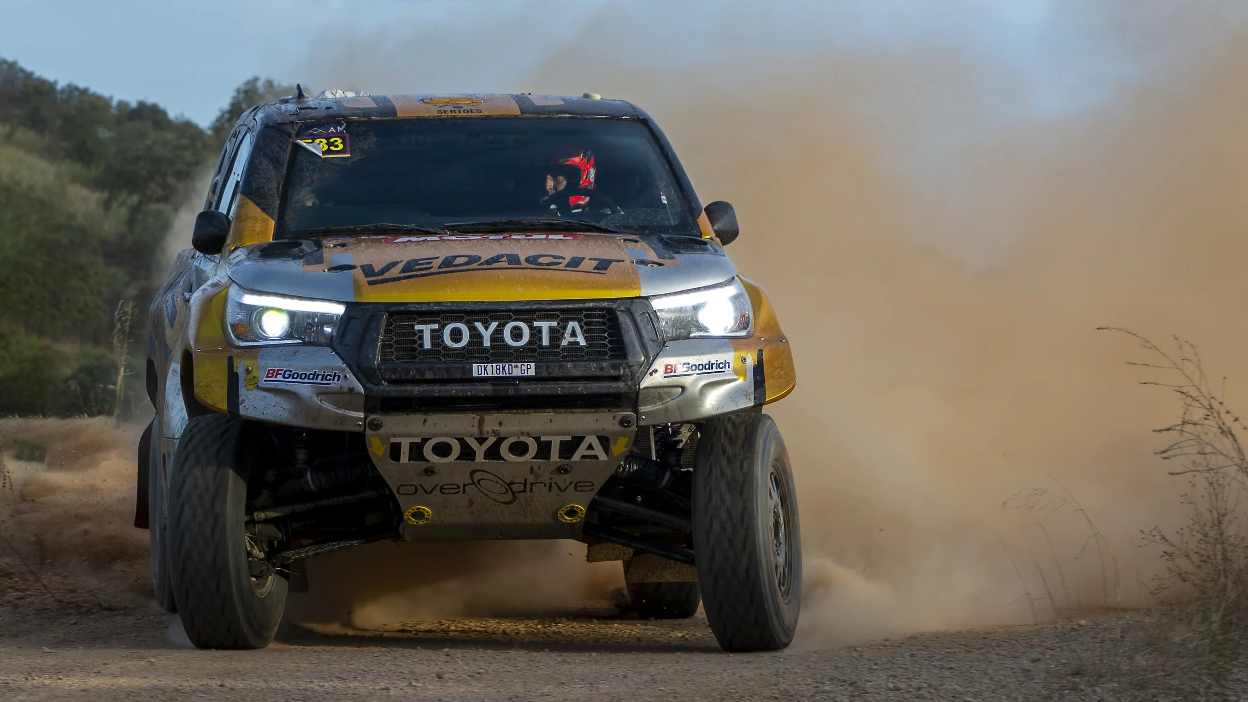 Baja TT Capital dos Vinhos Sept 2020.  Reguengos de Monsaraz, Portugal. Cristian Baumgart & Alberto Andreotti - Toyota Hilux Overdrive 