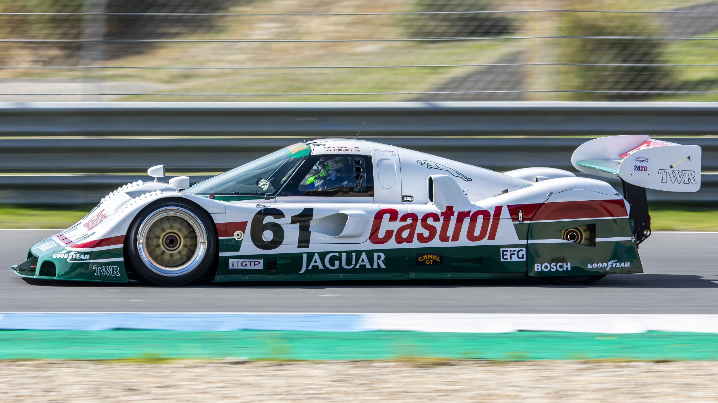 Estoril Circuit, Portugal. Estoril Classis Oct 2020. Jaguar XJR10 1989