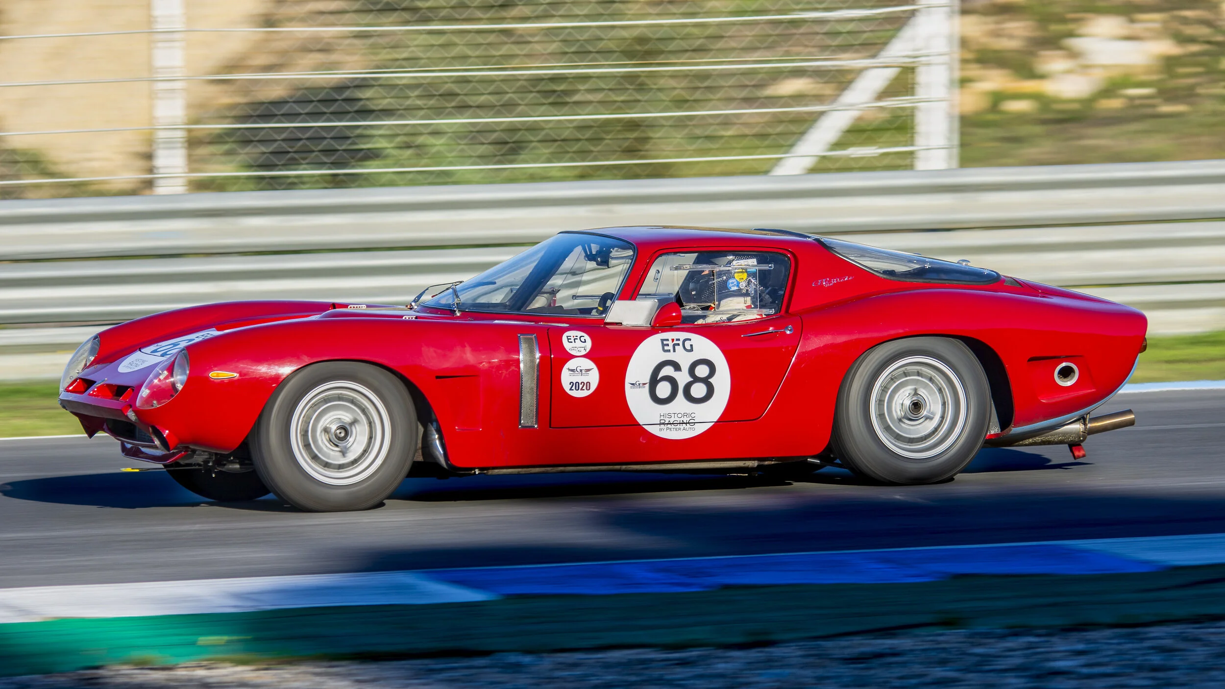 Estoril Circuit, Portugal. Estoril Classis Oct 2020. Bizzarrini 5300 GT 1968
