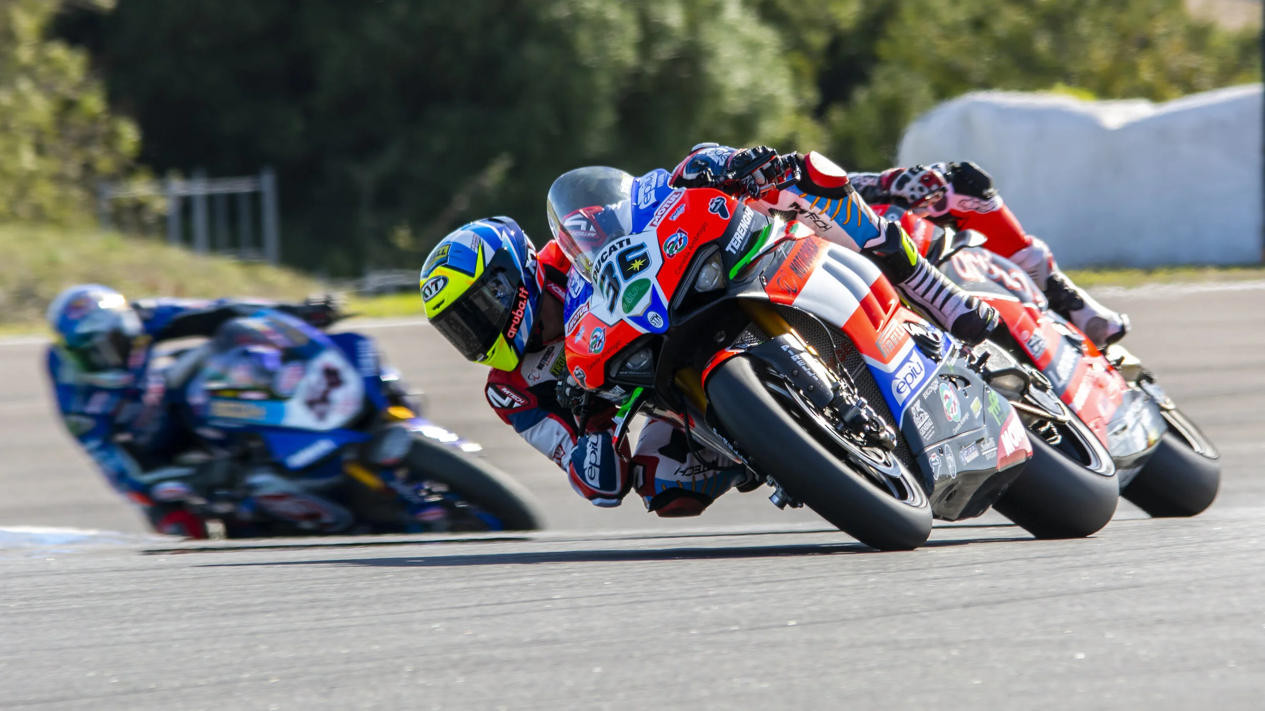 Estoril Circuit, Portugal. WorldSBK - Pirelli Estoril Round 2020. FP2
Rider: L. MERCADO
Team: ARG Motocorsa Racing
Bike: Ducati Panigale V4 R